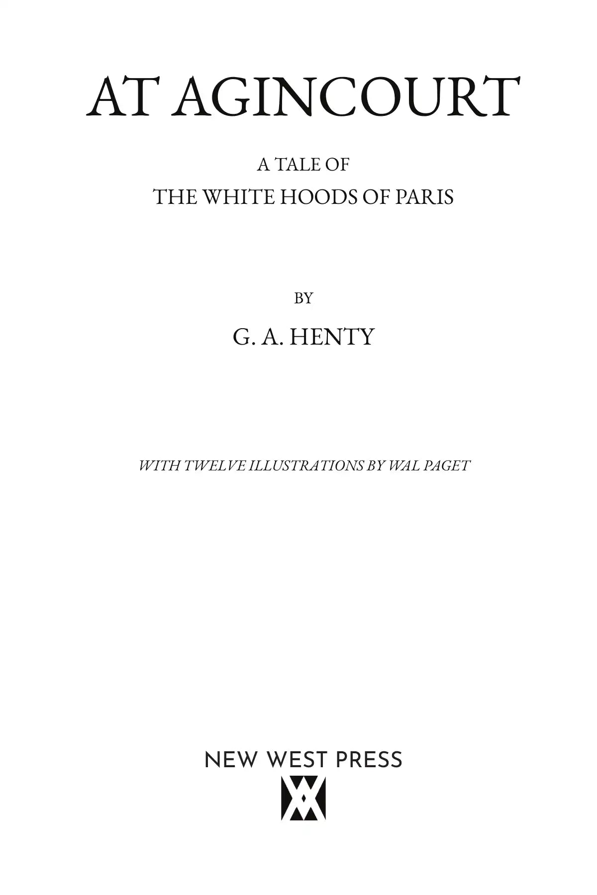 At Agincourt — title page