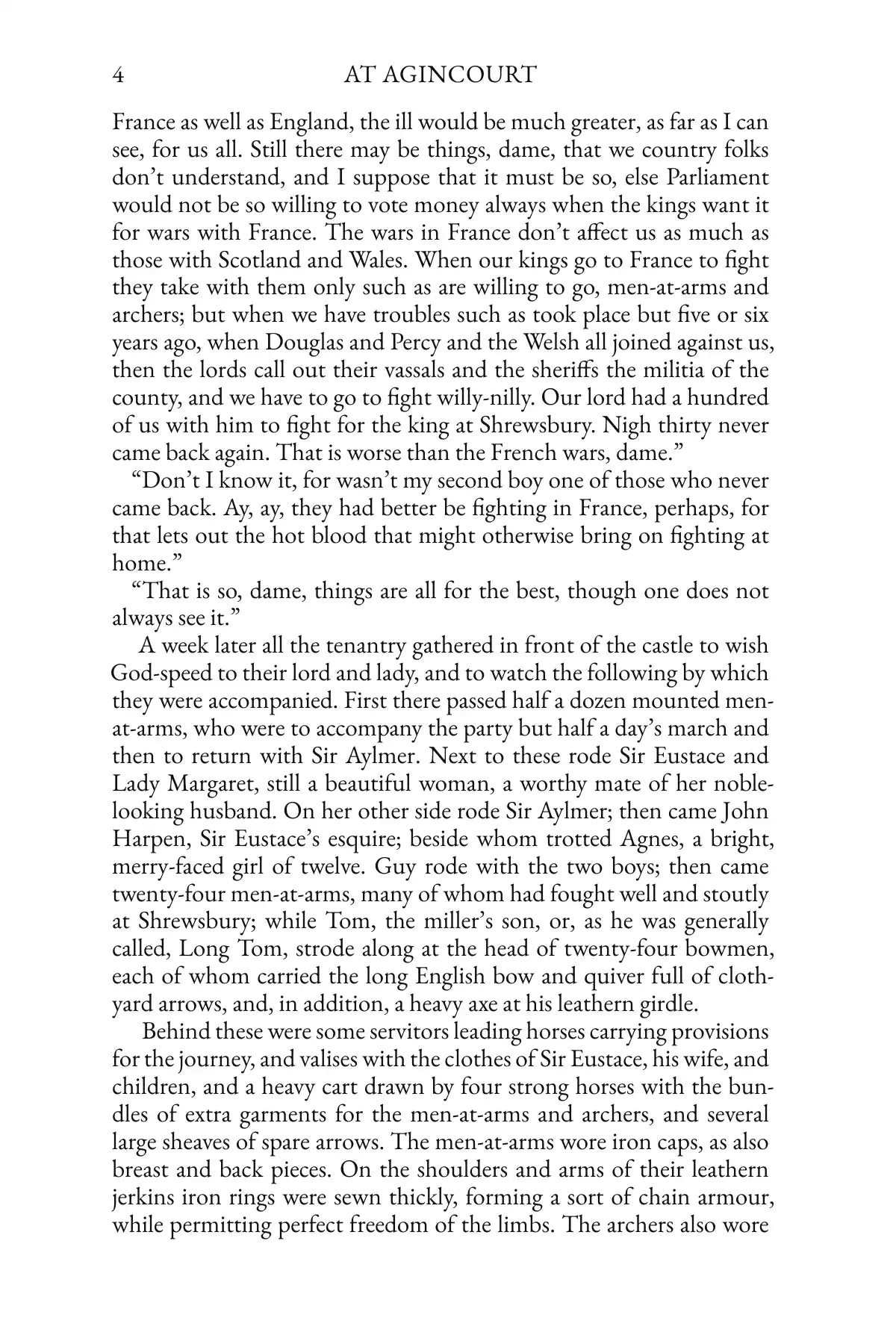 At Agincourt — story page 4