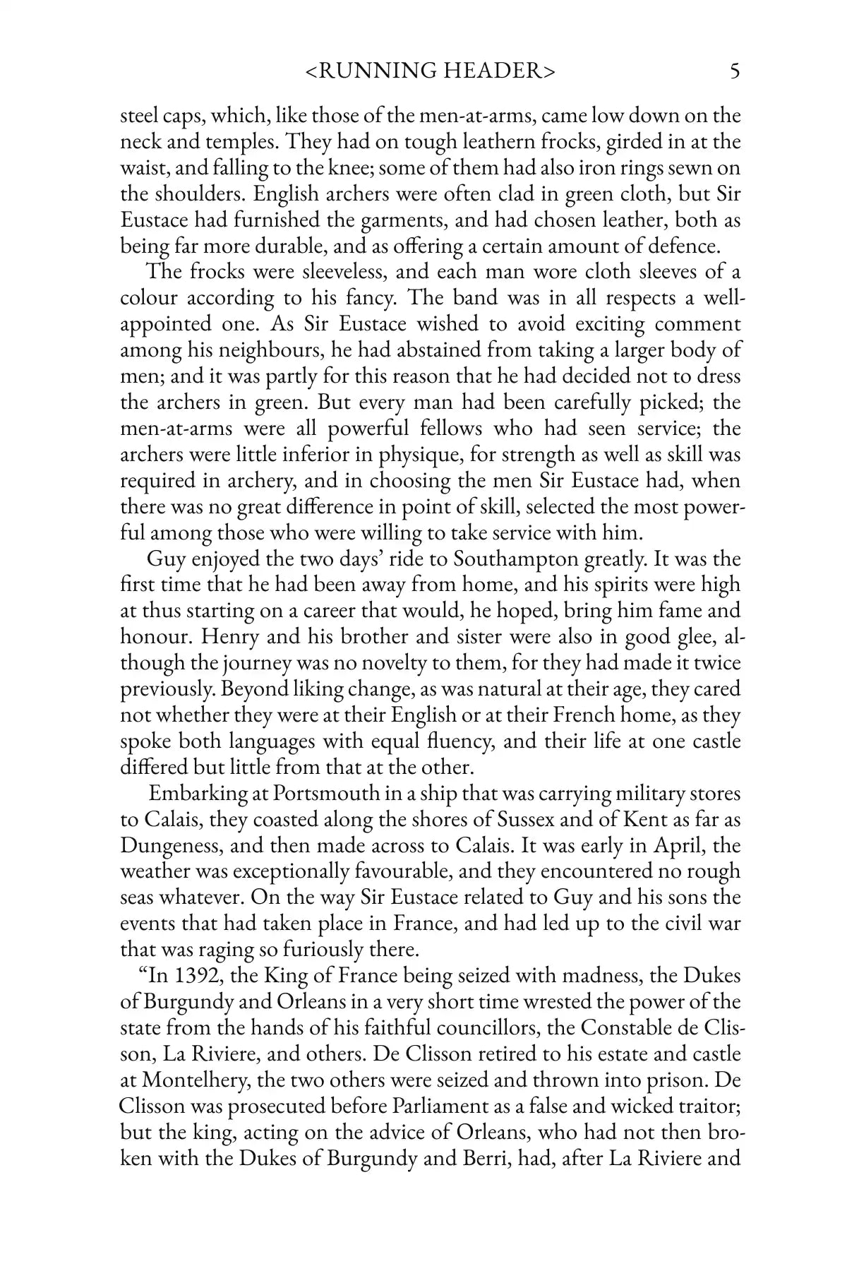 At Agincourt — story page 5