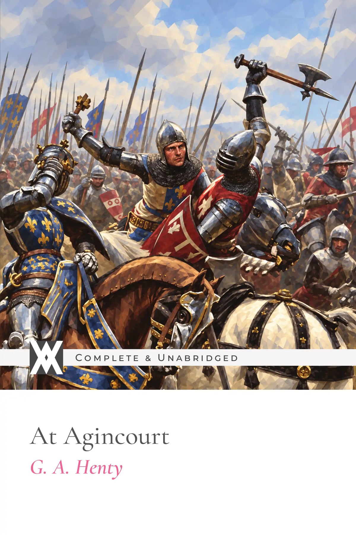 At Agincourt by G. A. Henty — front cover
