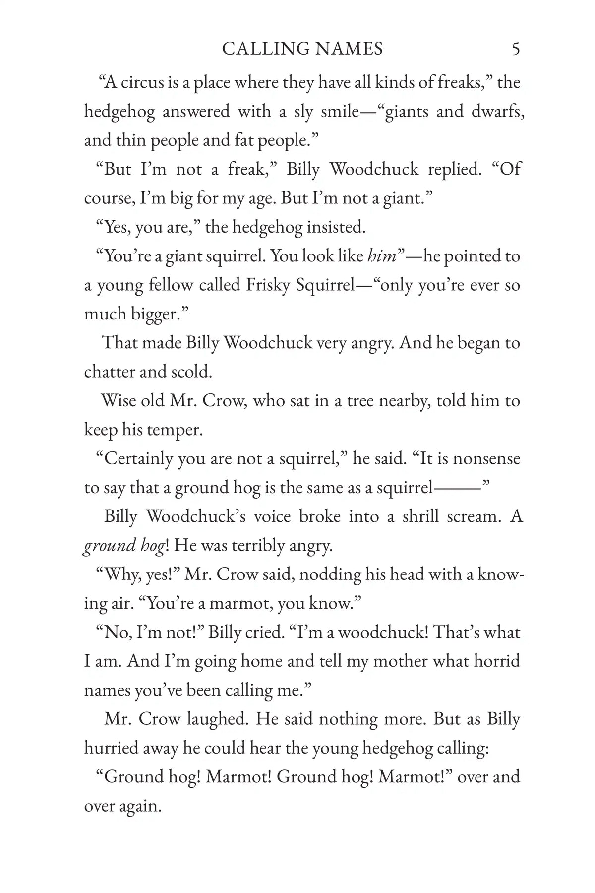 The Tale of Billy Woodchuck — story page 5