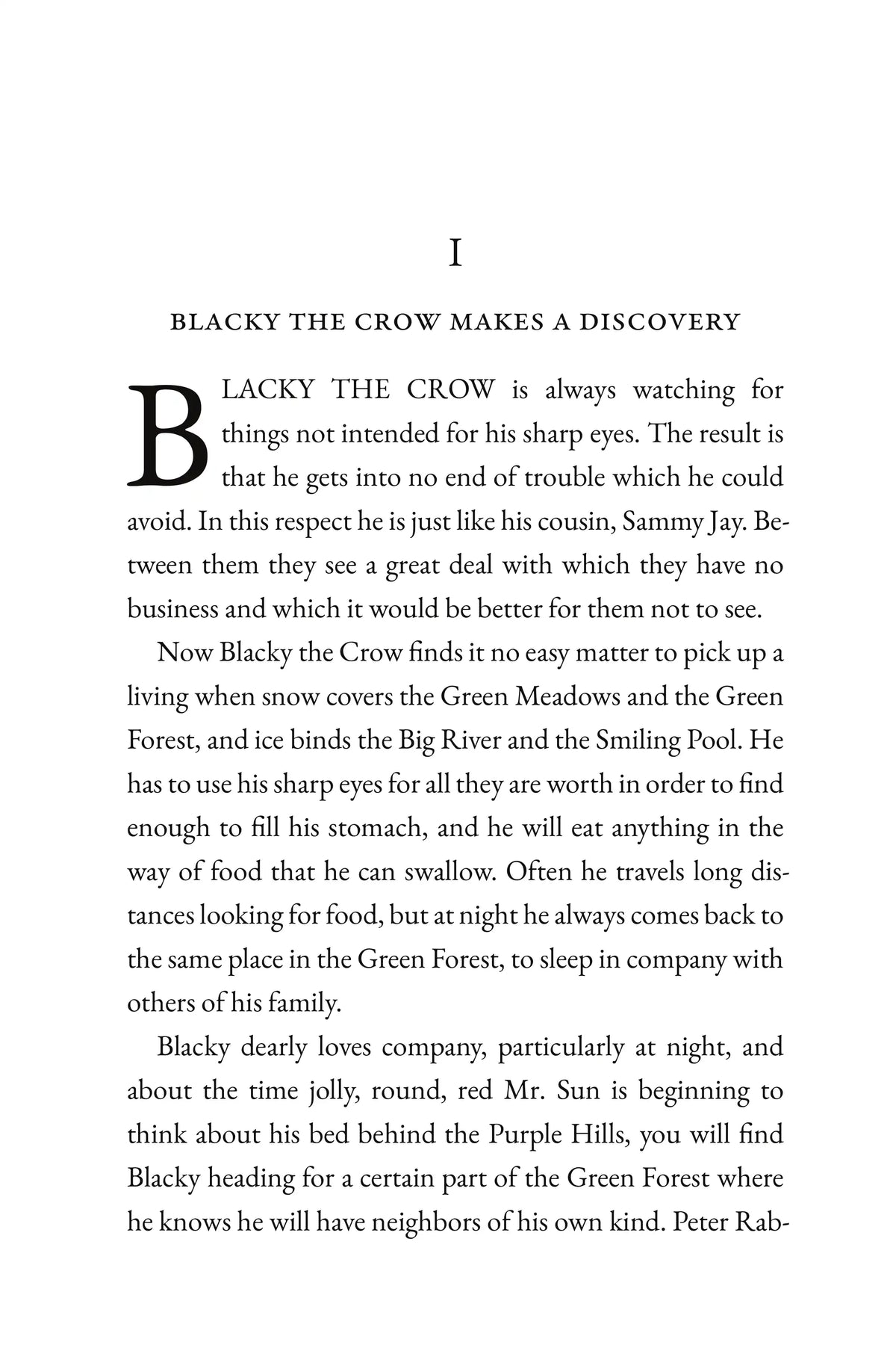 Blacky the Crow — story page 01