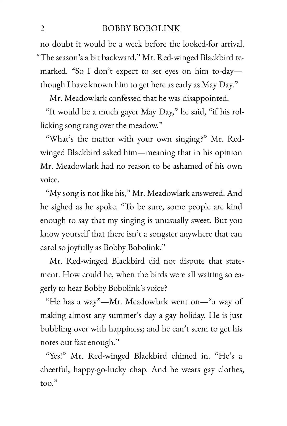The Tale of Bobby Bobolink — story page 2