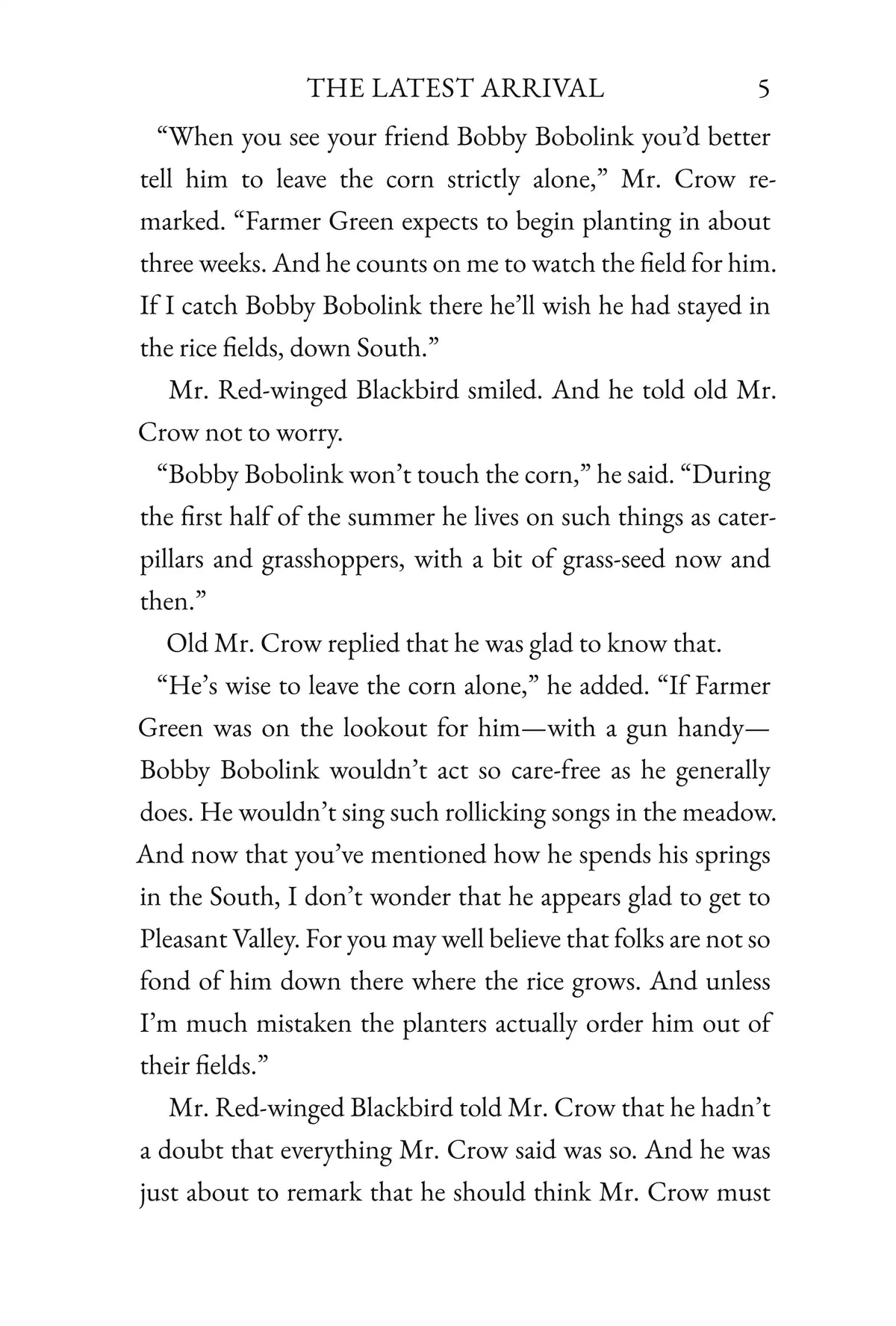 The Tale of Bobby Bobolink — story page 5