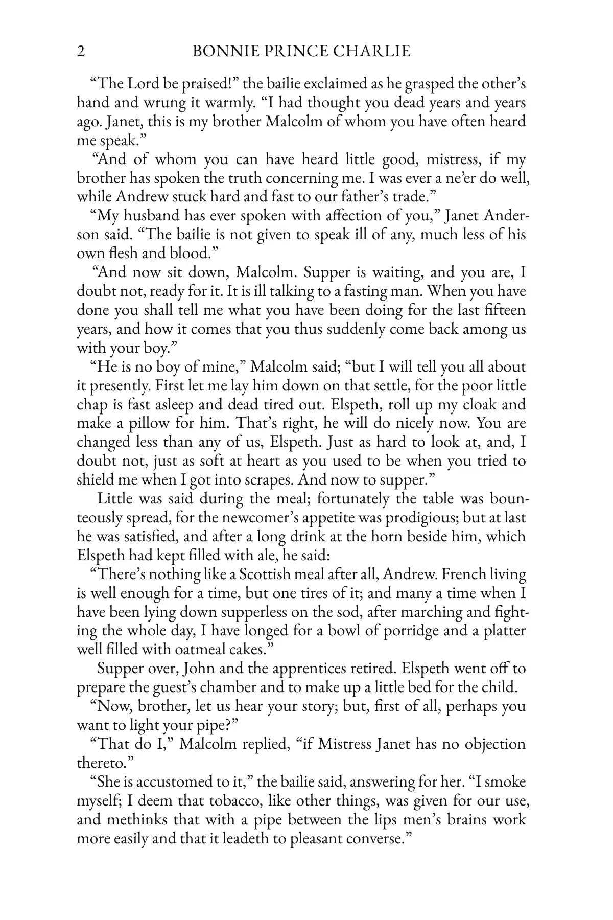 Bonnie Prince Charlie — story page 2