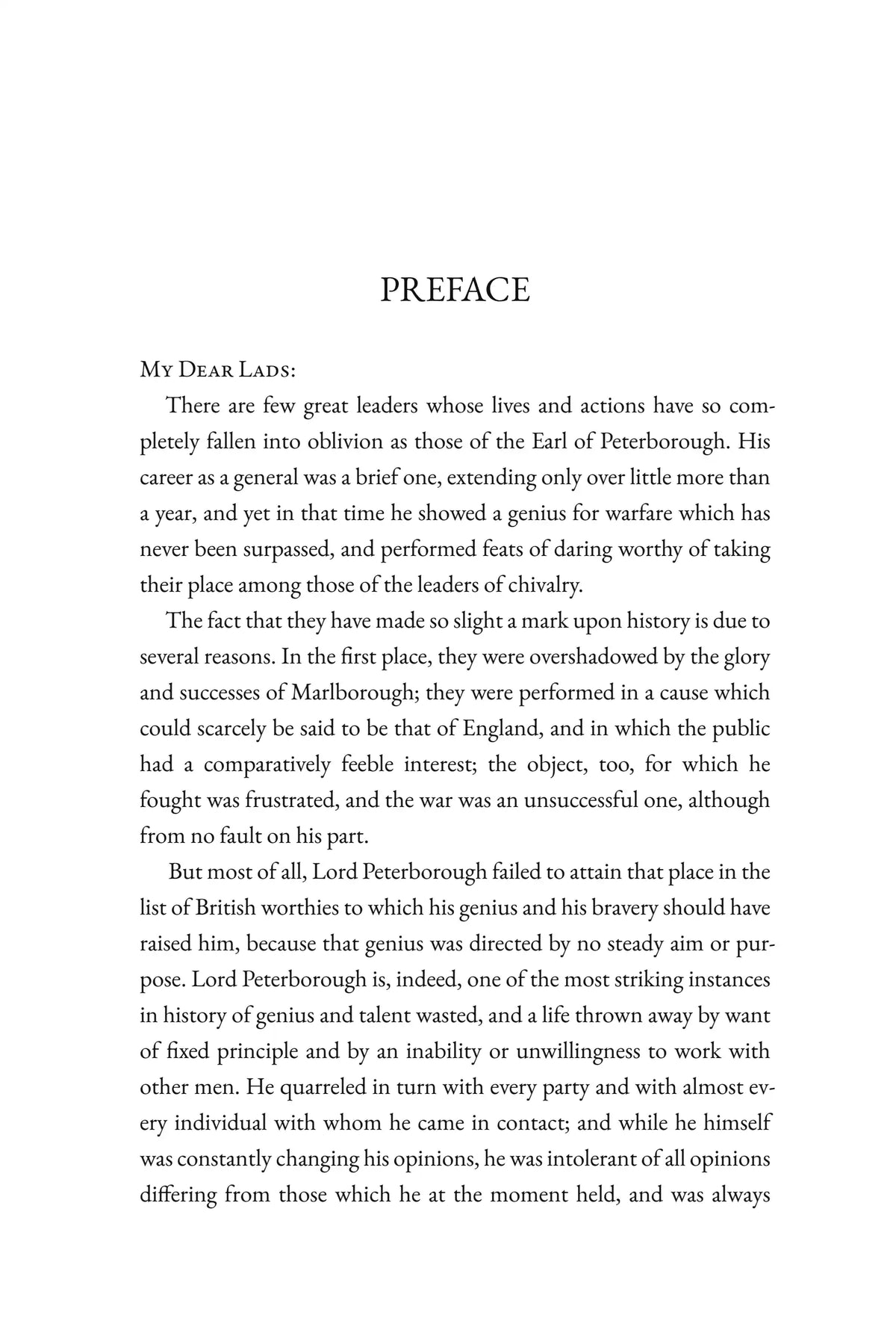 The Bravest of the Brave — preface, page 1