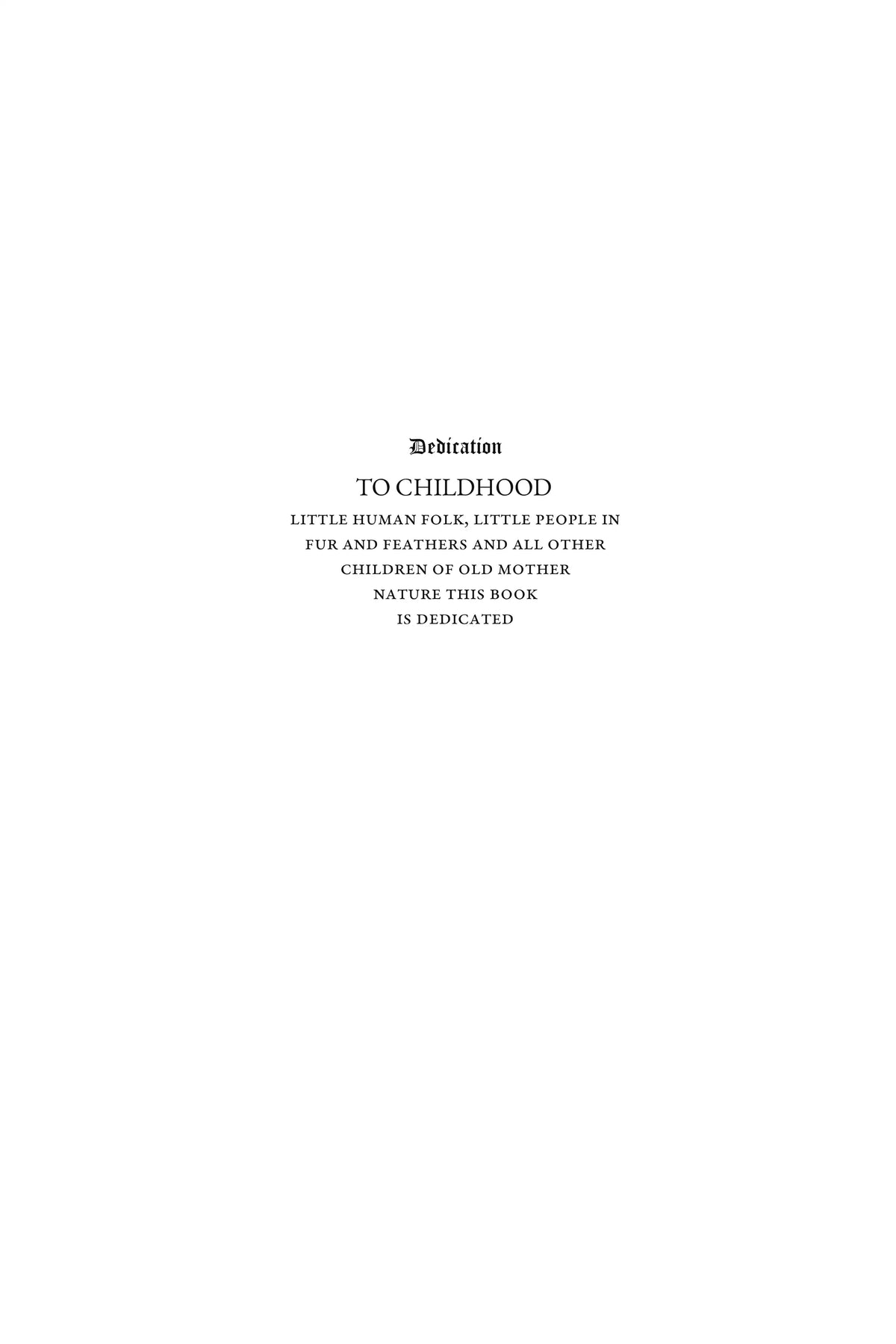 Buster Bear’s Twins — dedication page