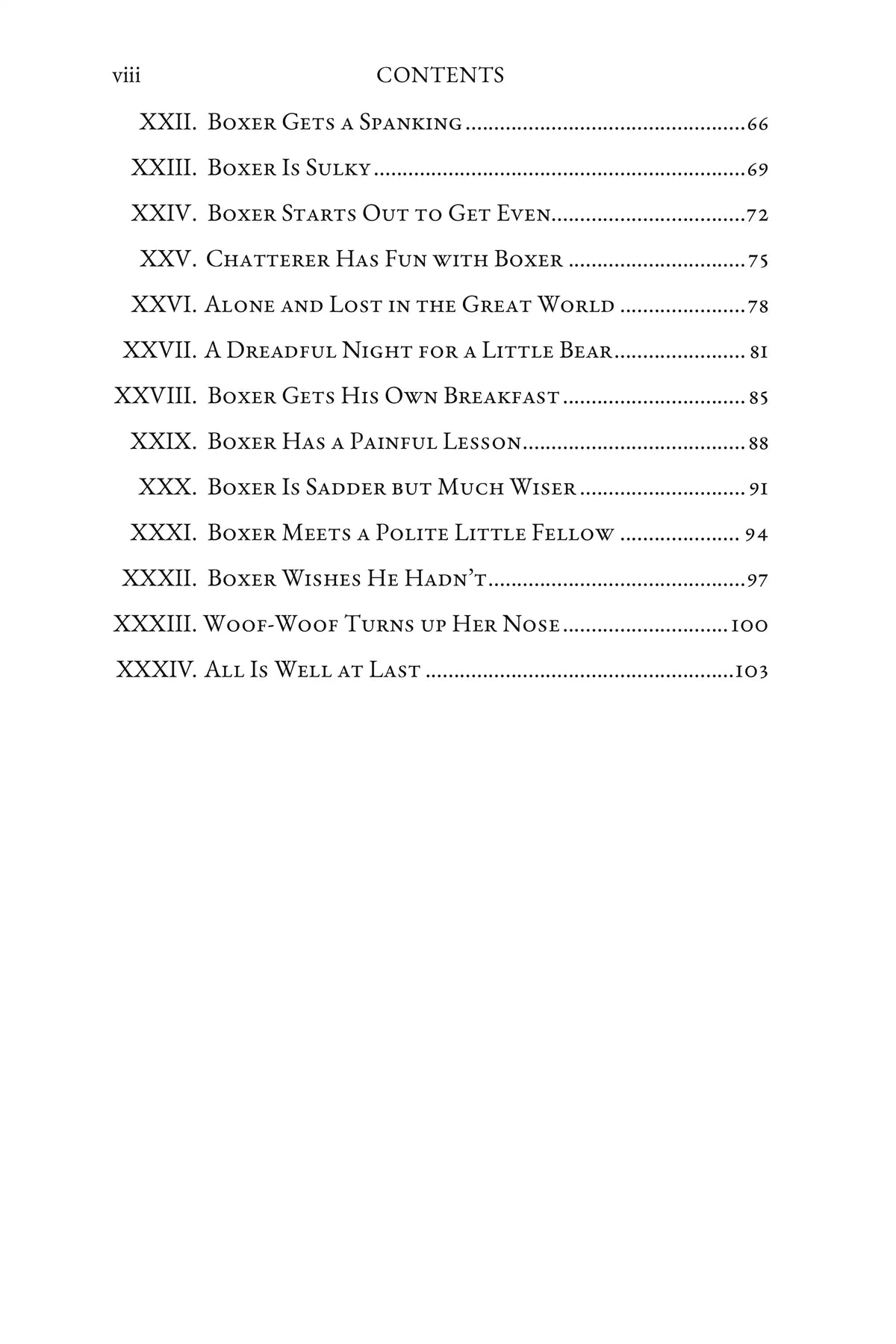 Buster Bear’s Twins — table of contents, page 2