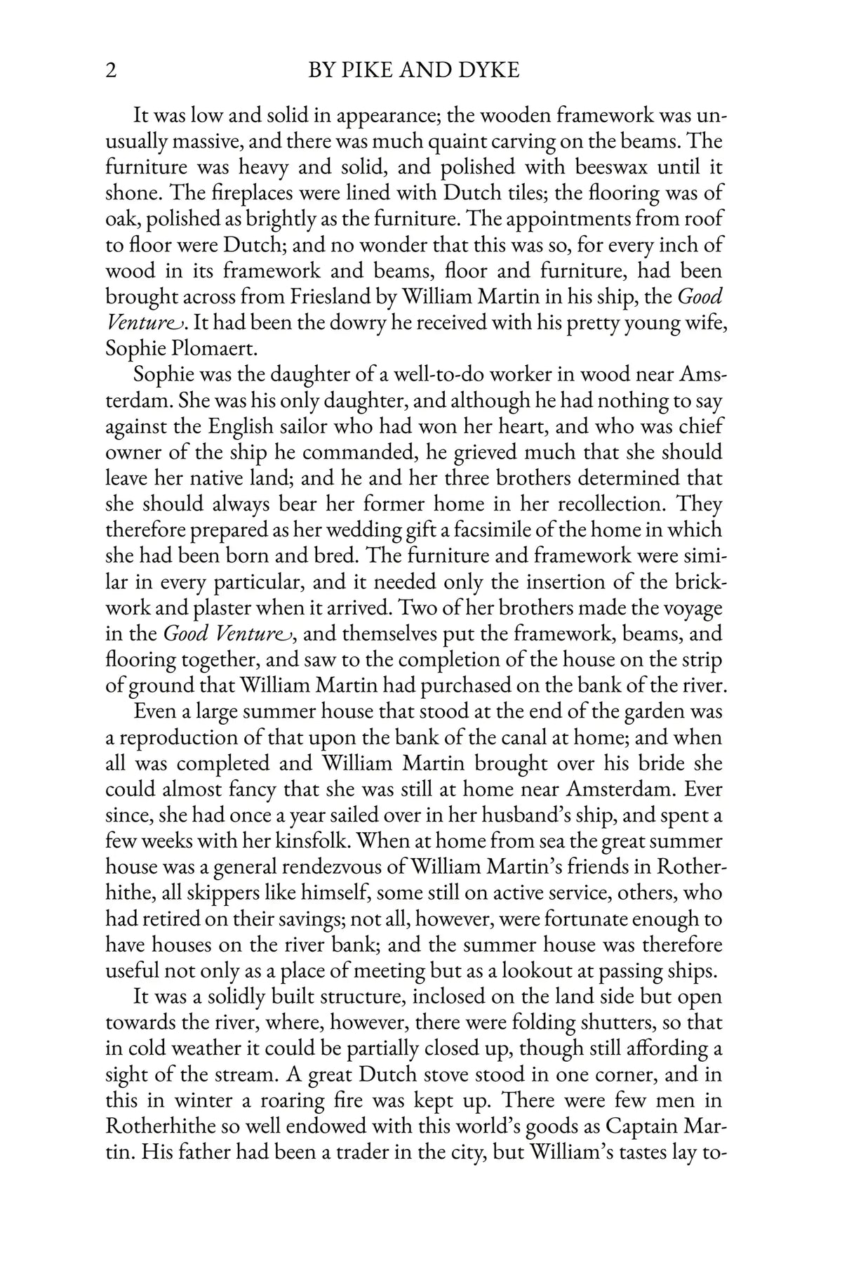 By Pike and Dyke — Story Page 2