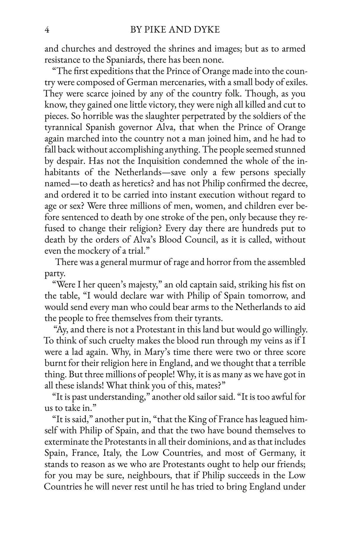 By Pike and Dyke — Story Page 4