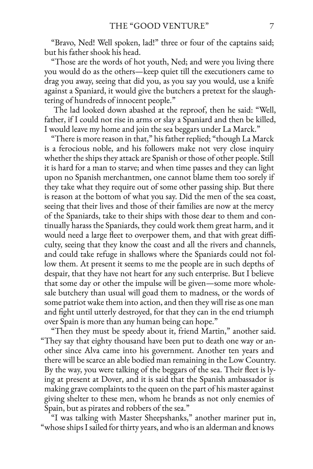 By Pike and Dyke — Story Page 7