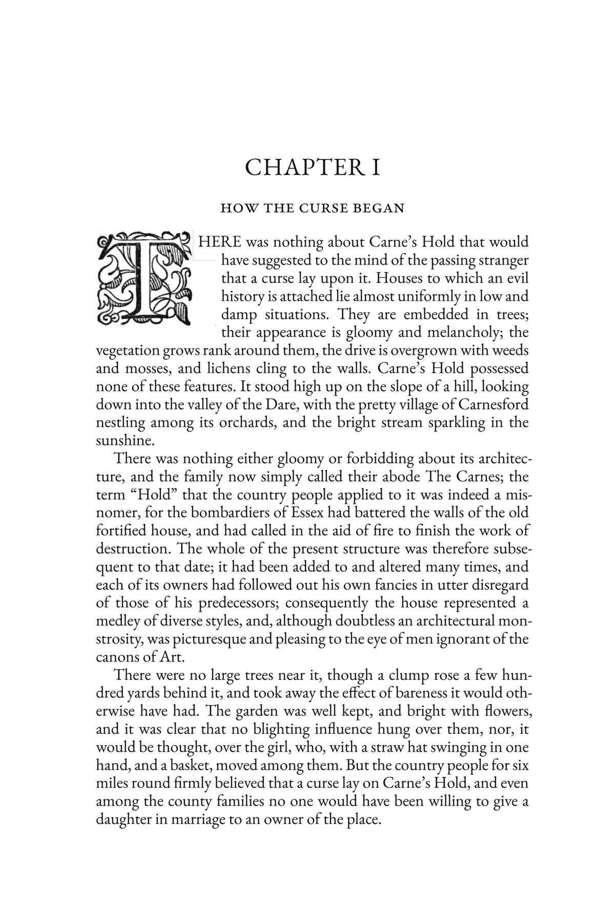 The Curse of Carne's Hold: story page 1