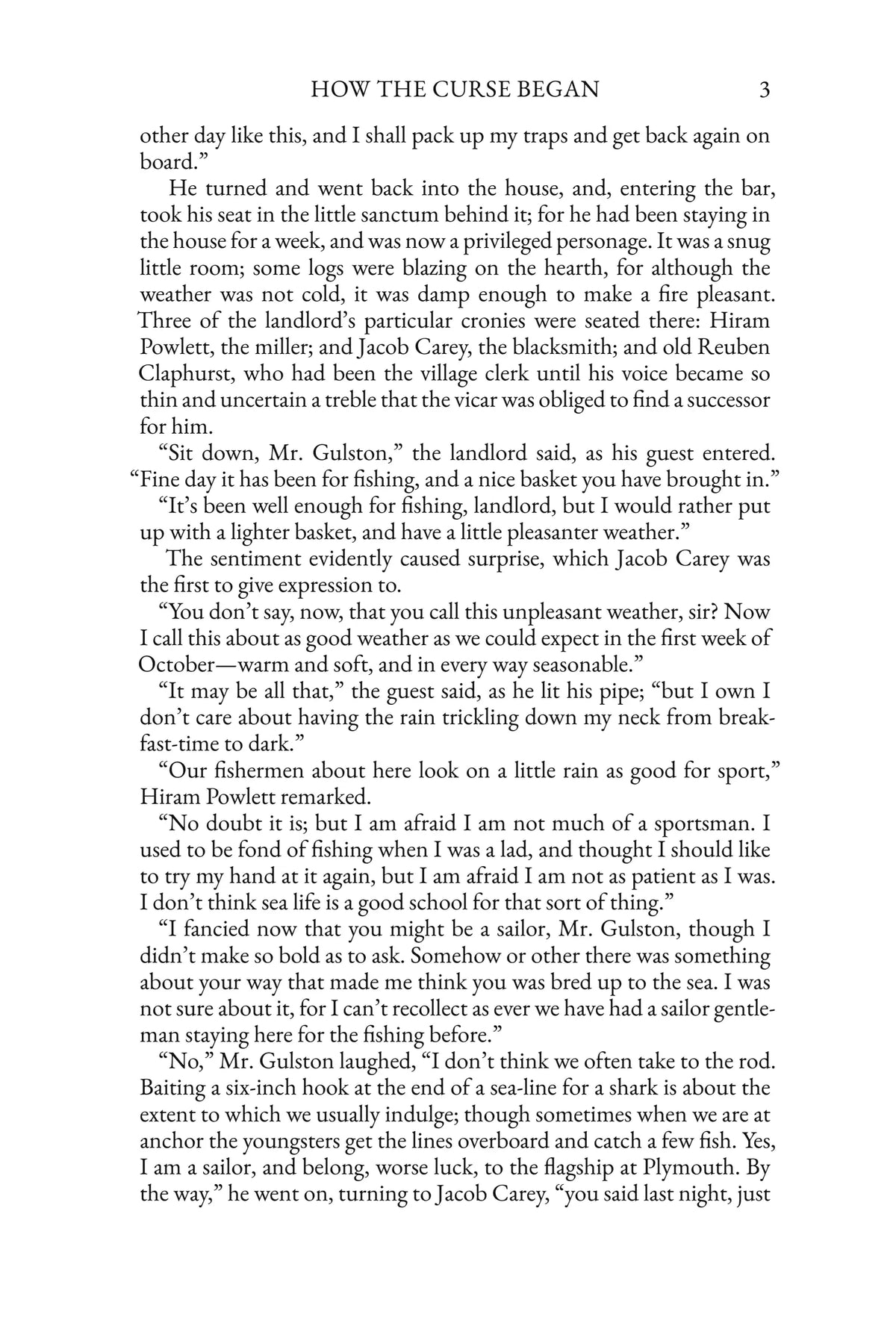 The Curse of Carne's Hold: story page 3