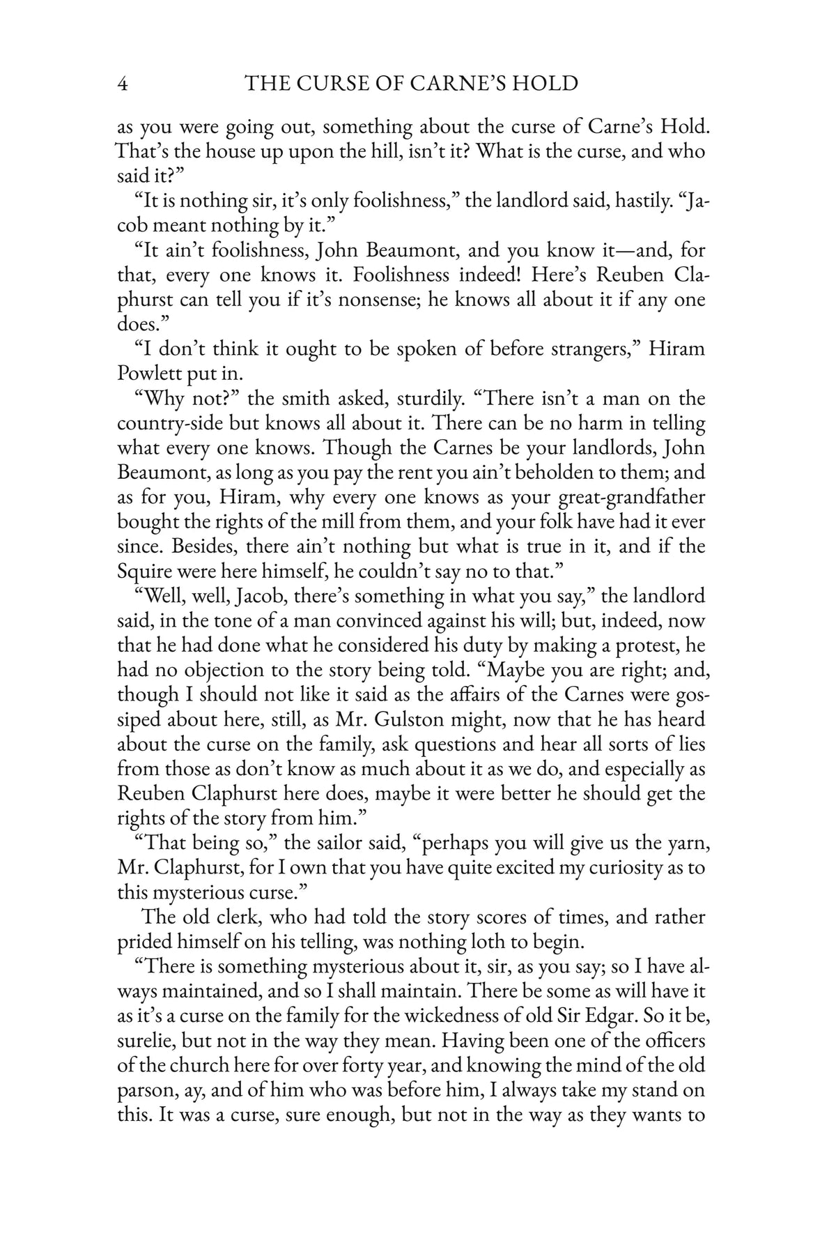 The Curse of Carne's Hold: story page 4