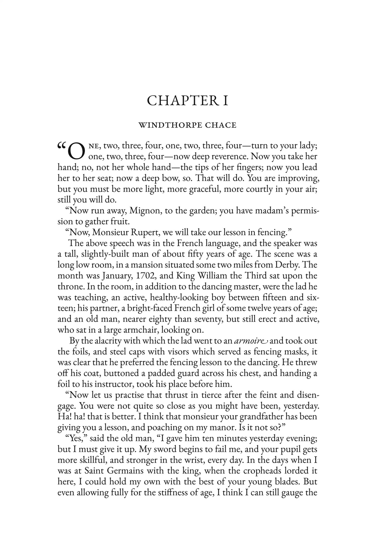 The Cornet of Horse — story page 1