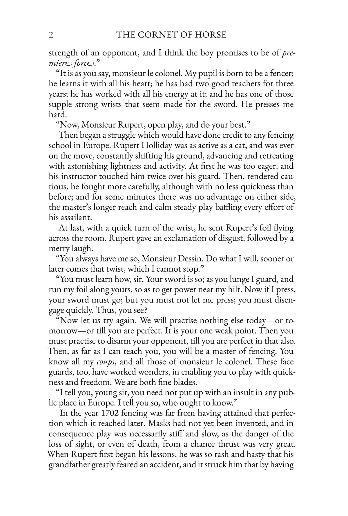The Cornet of Horse — story page 2