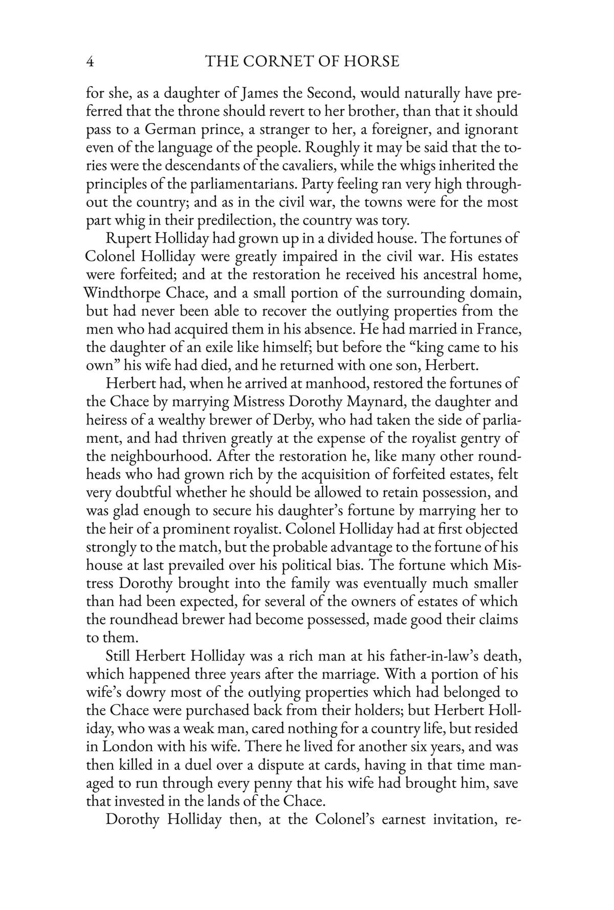 The Cornet of Horse — story page 4