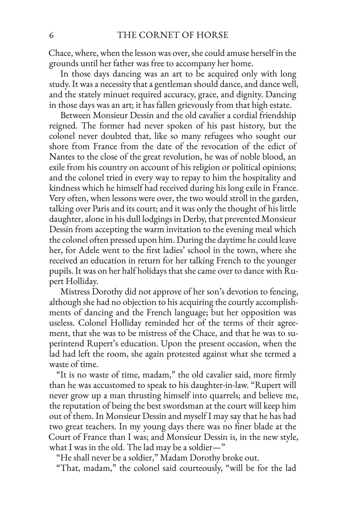 The Cornet of Horse — story page 6