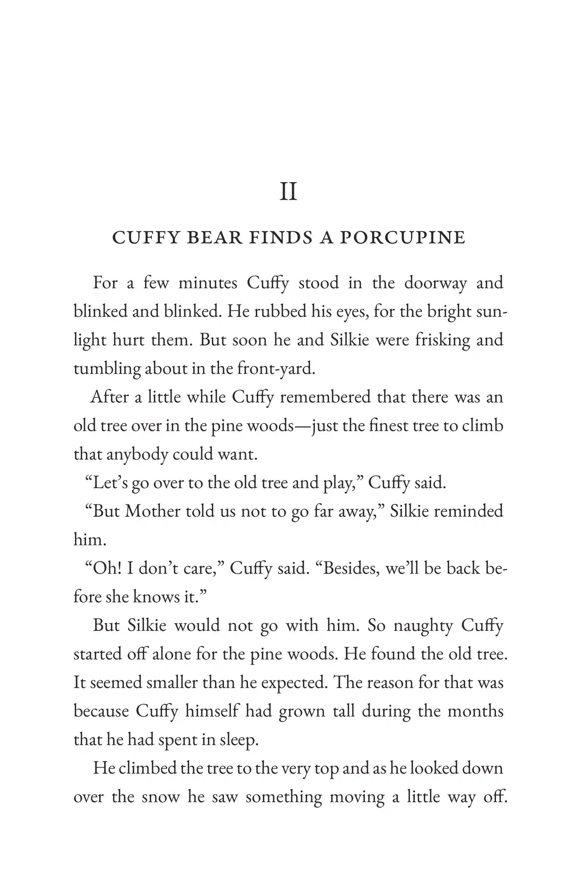 The Tale of Cuffy Bear — story page 4
