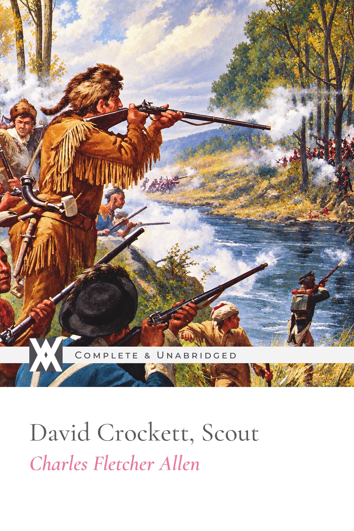 David Crockett, Scout by Charles Fletcher Allen — front cover