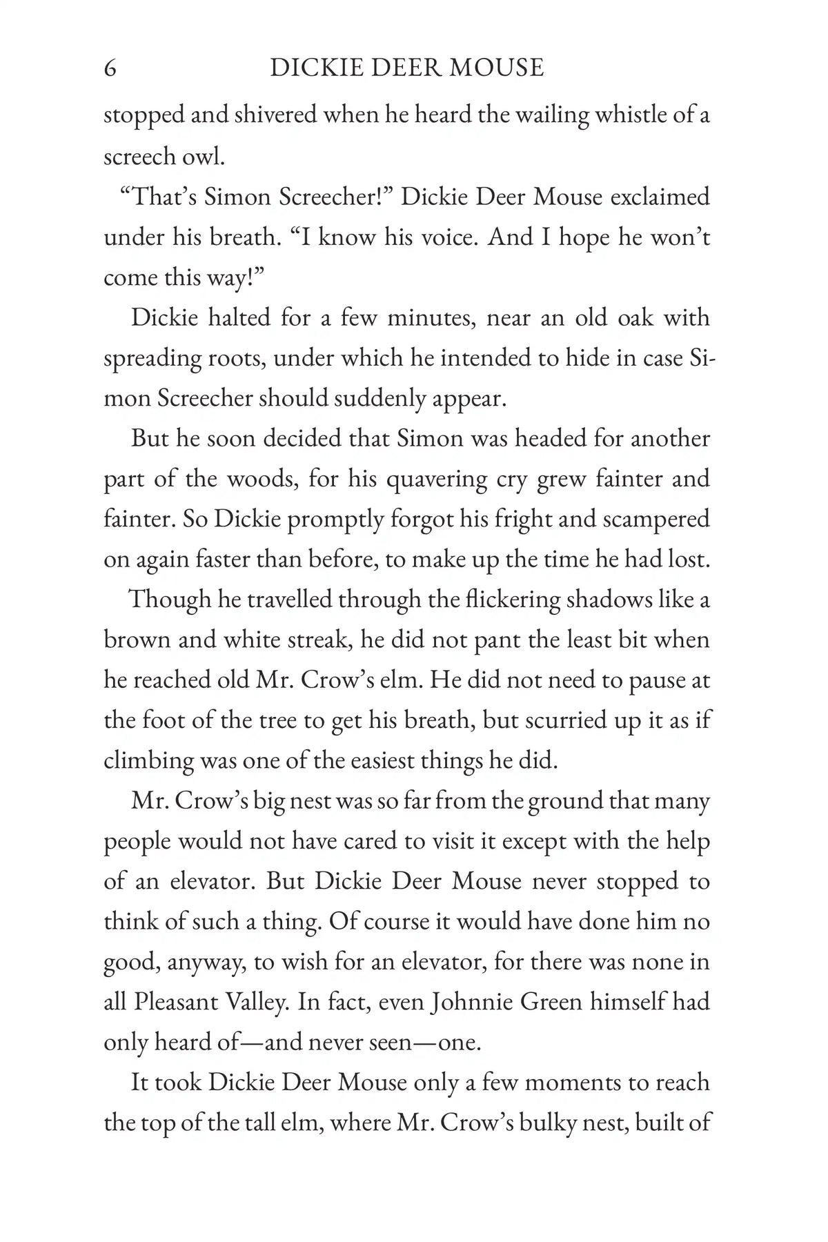The Tale of Dickie Deer Mouse — story page 6