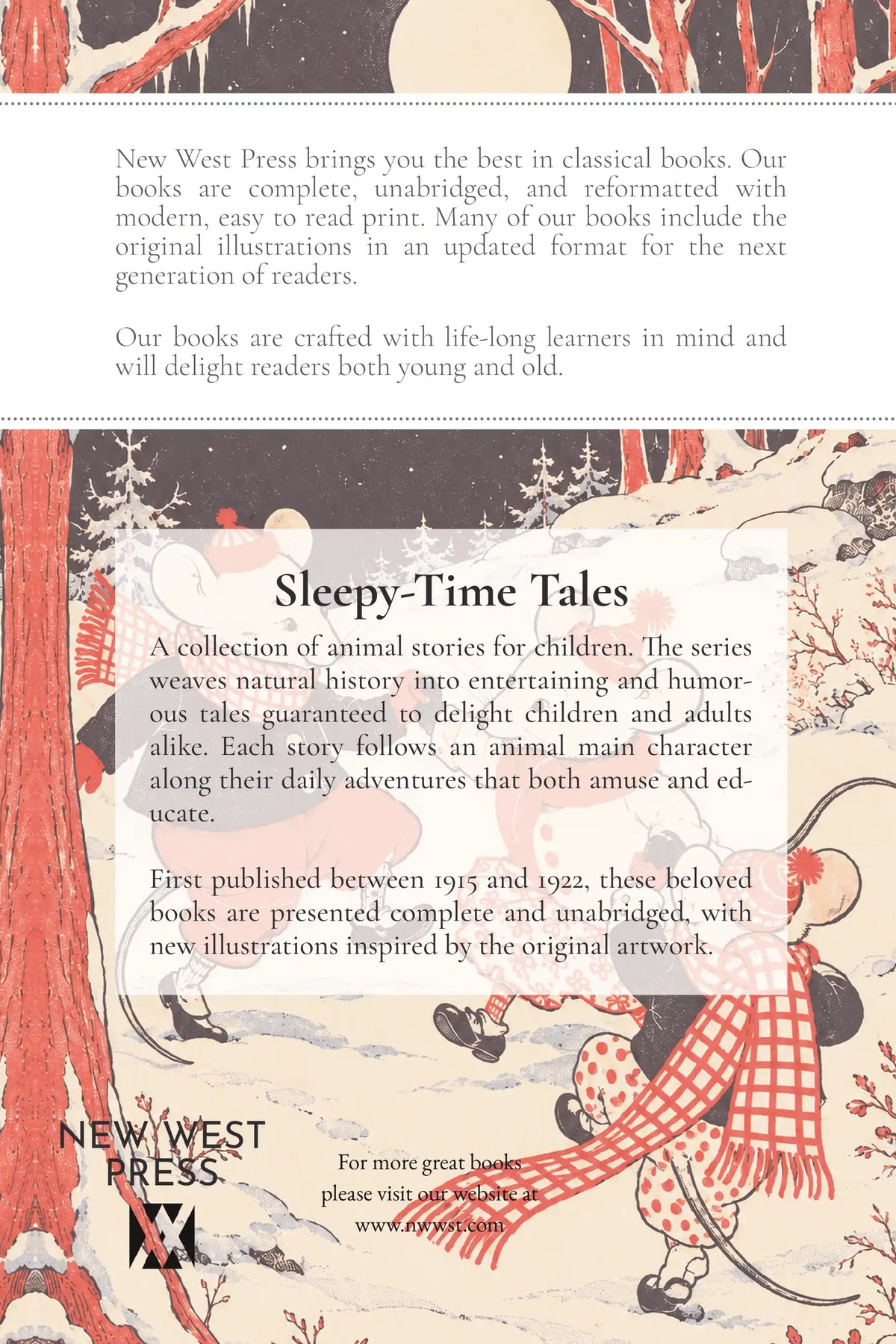 The Tale of Dickie Deer Mouse — back cover