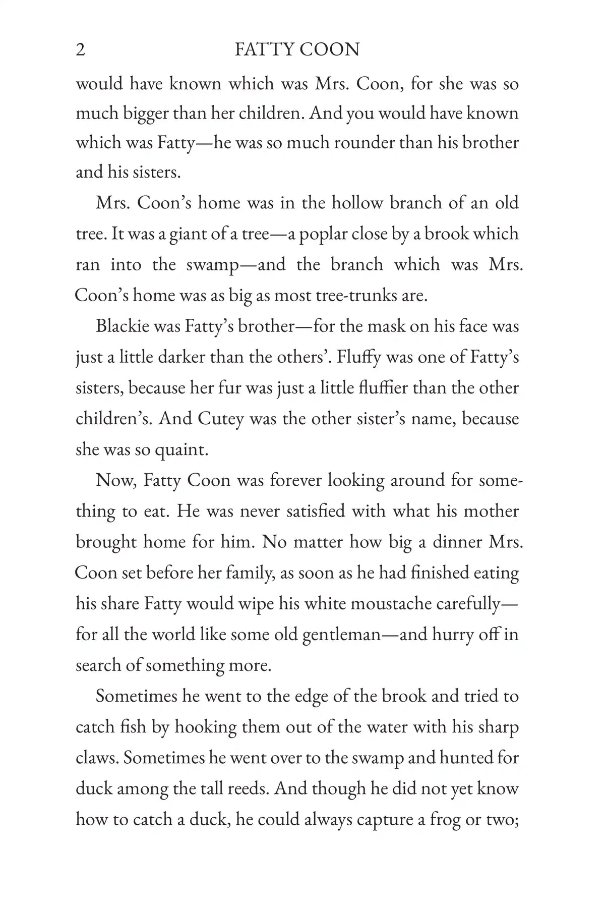 The Tale of Fatty Coon — story page 2