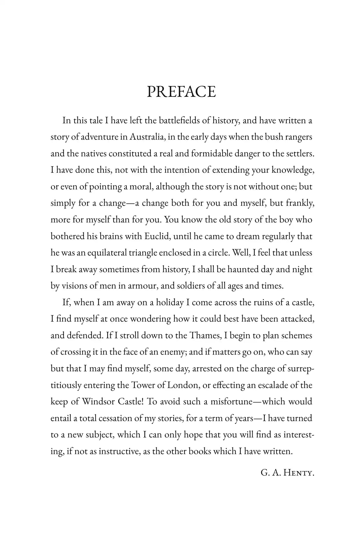 A Final Reckoning — preface 1