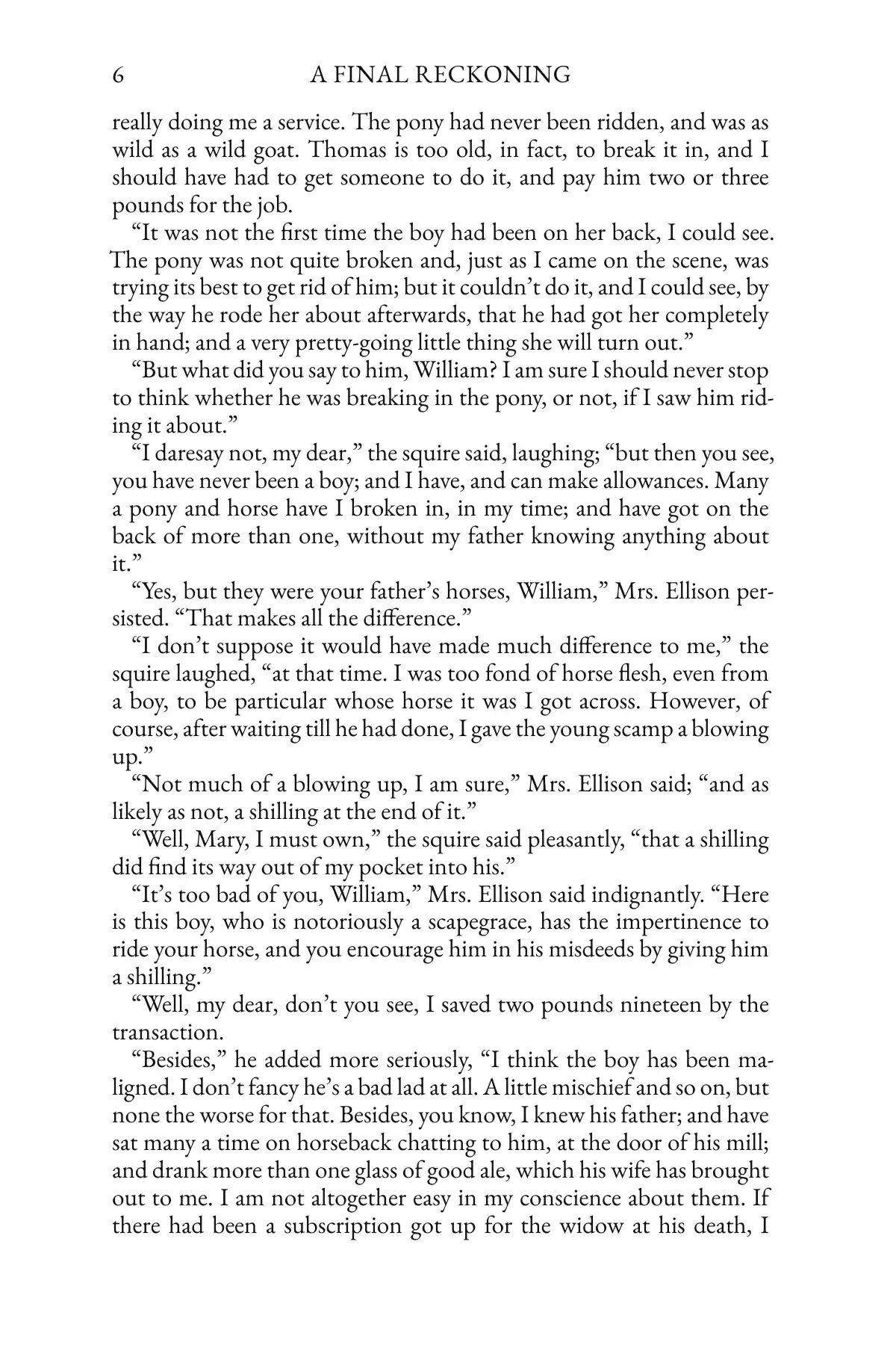 A Final Reckoning — story page 6