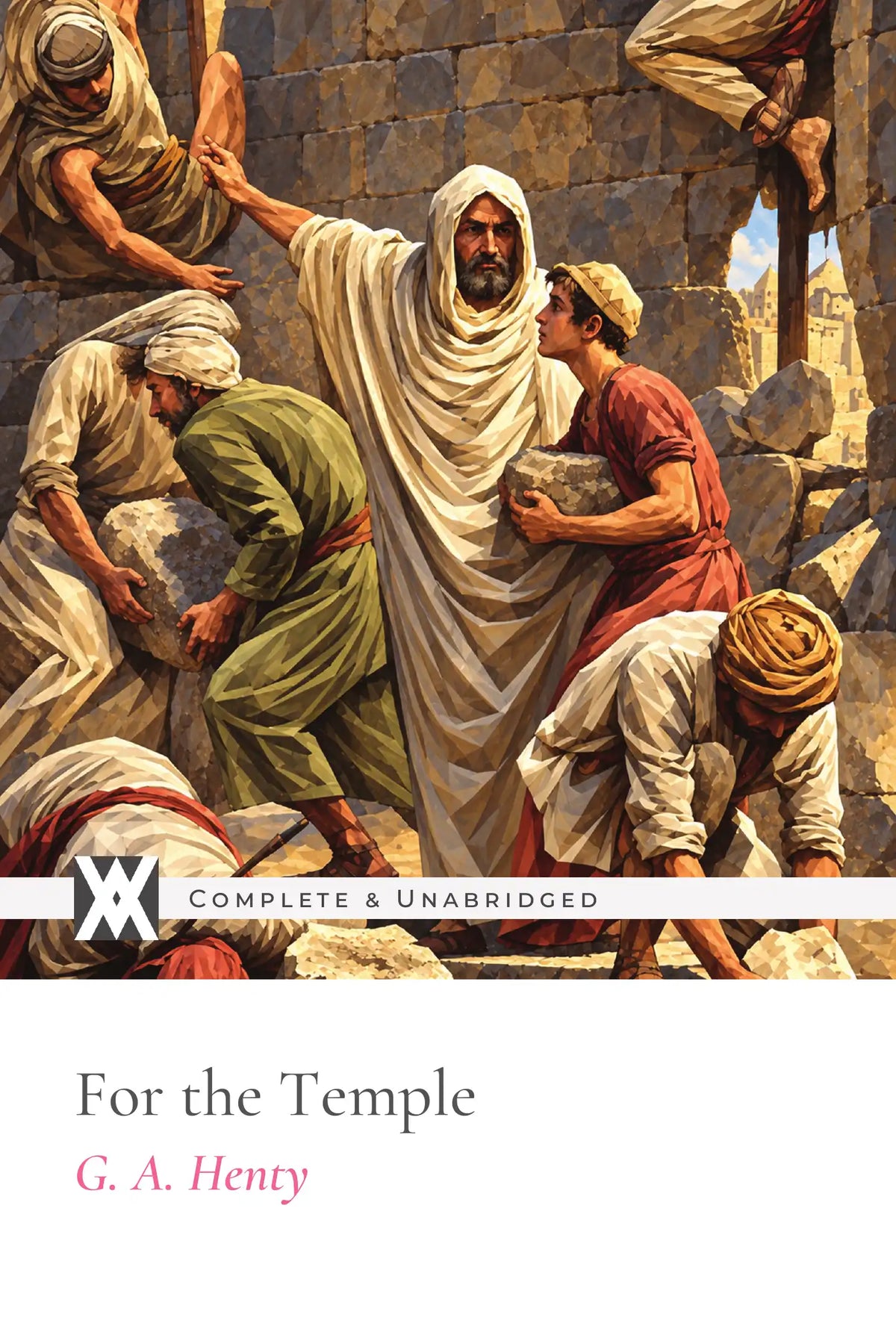 For the Temple by G. A. Henty — front cover