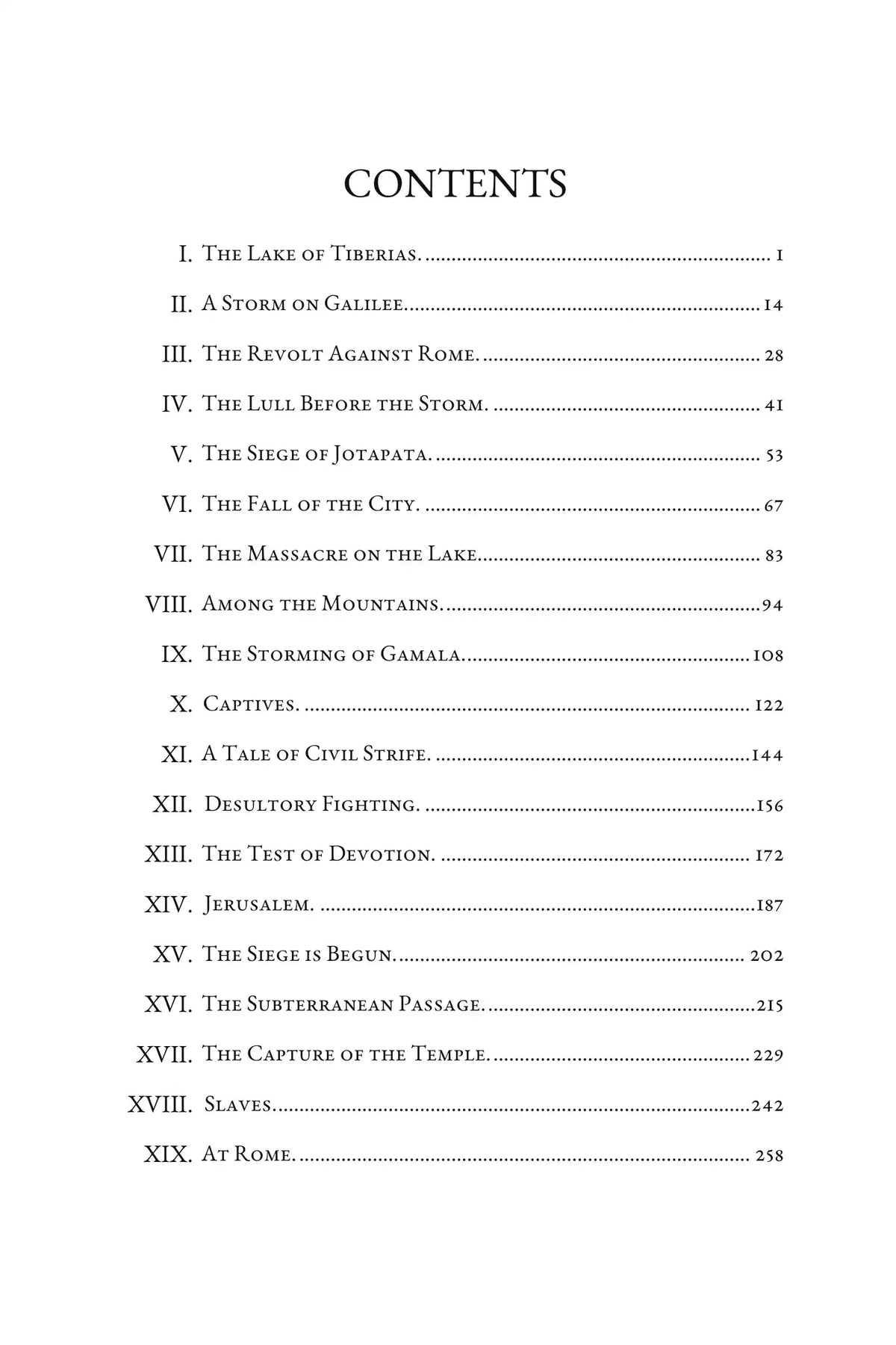 For the Temple by G. A. Henty — table of contents