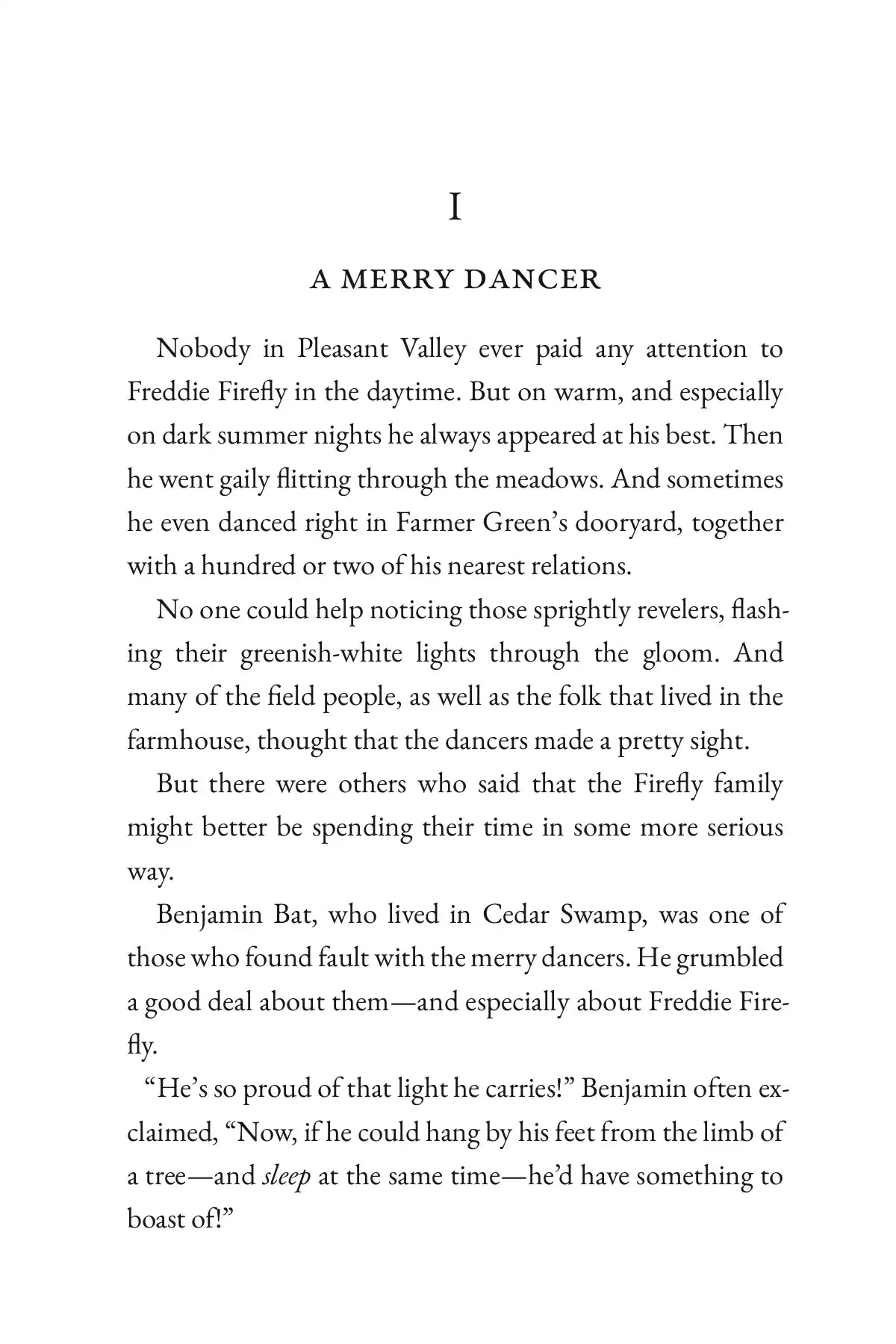 The Tale of Freddie Firefly by Arthur Scott Bailey — story page 1