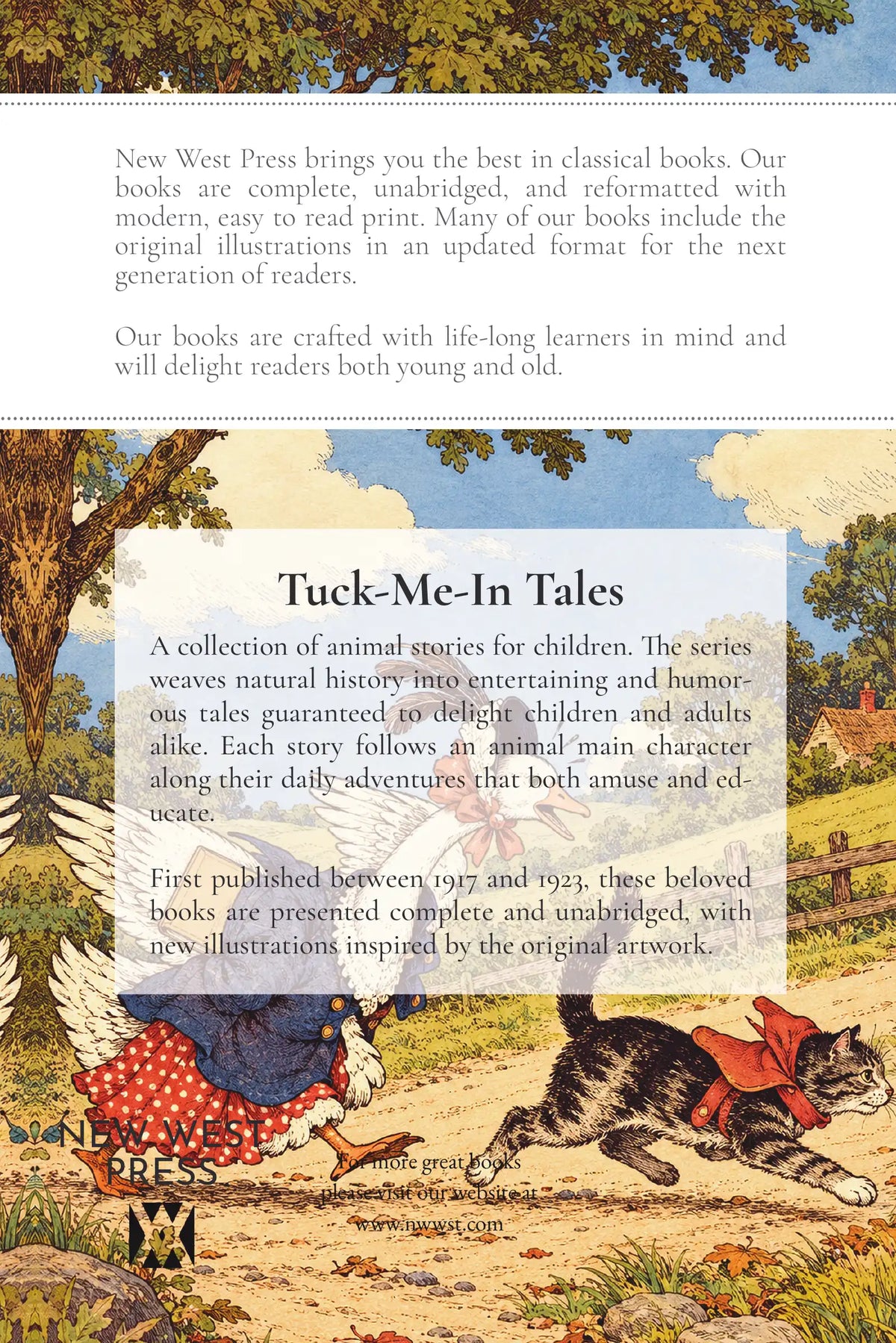 The Tale of Grandma Goose — back cover