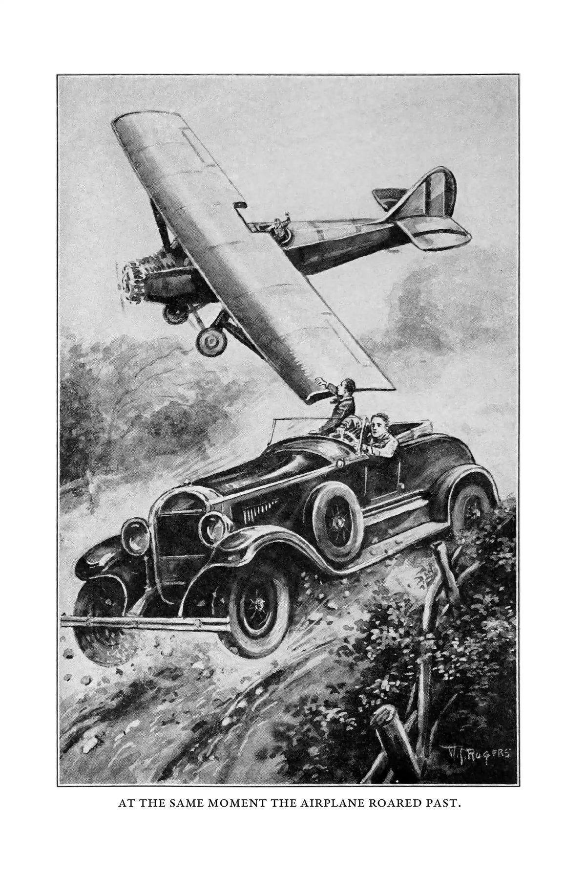 The Great Airport Mystery — frontispiece