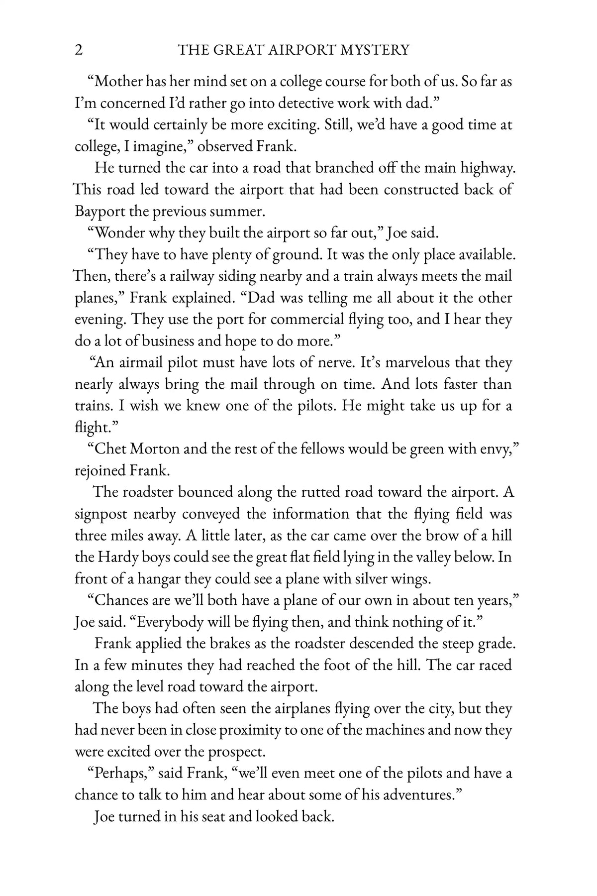 The Great Airport Mystery — story page 02