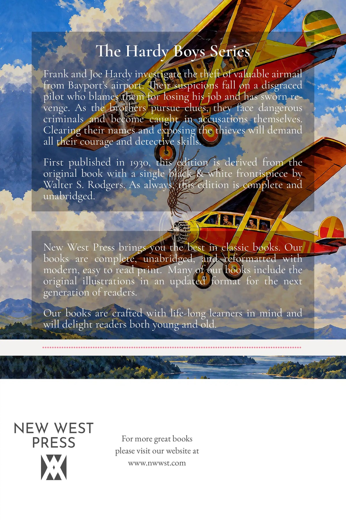 The Great Airport Mystery — back cover