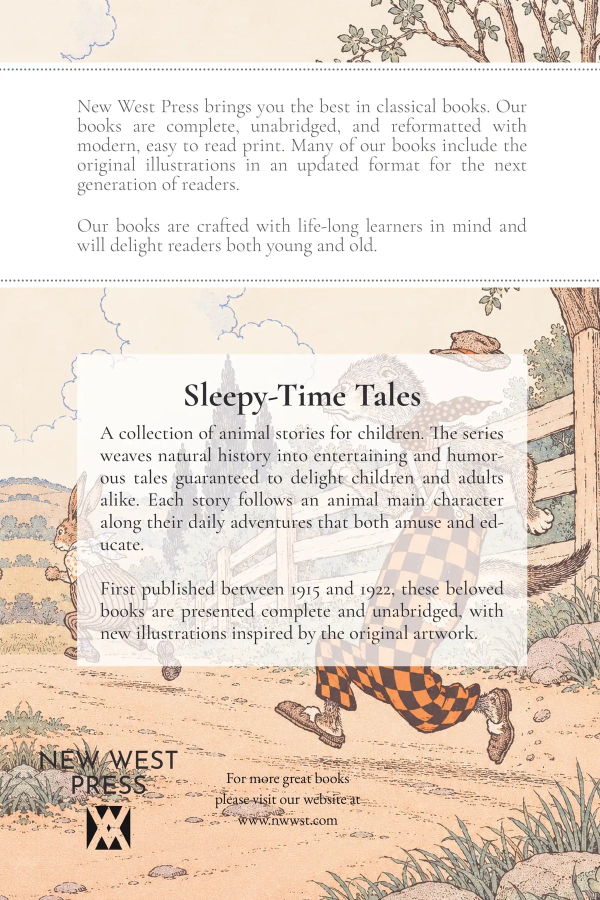 The Tale of Grumpy Weasel — back cover