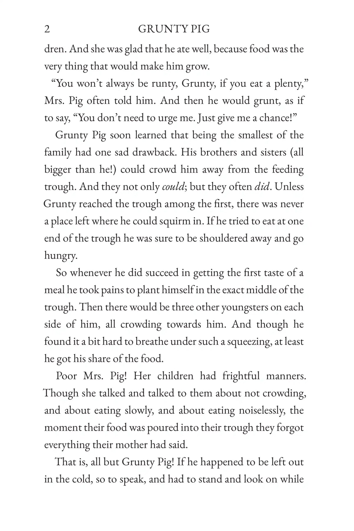 The Tale of Grunty Pig — story page 2