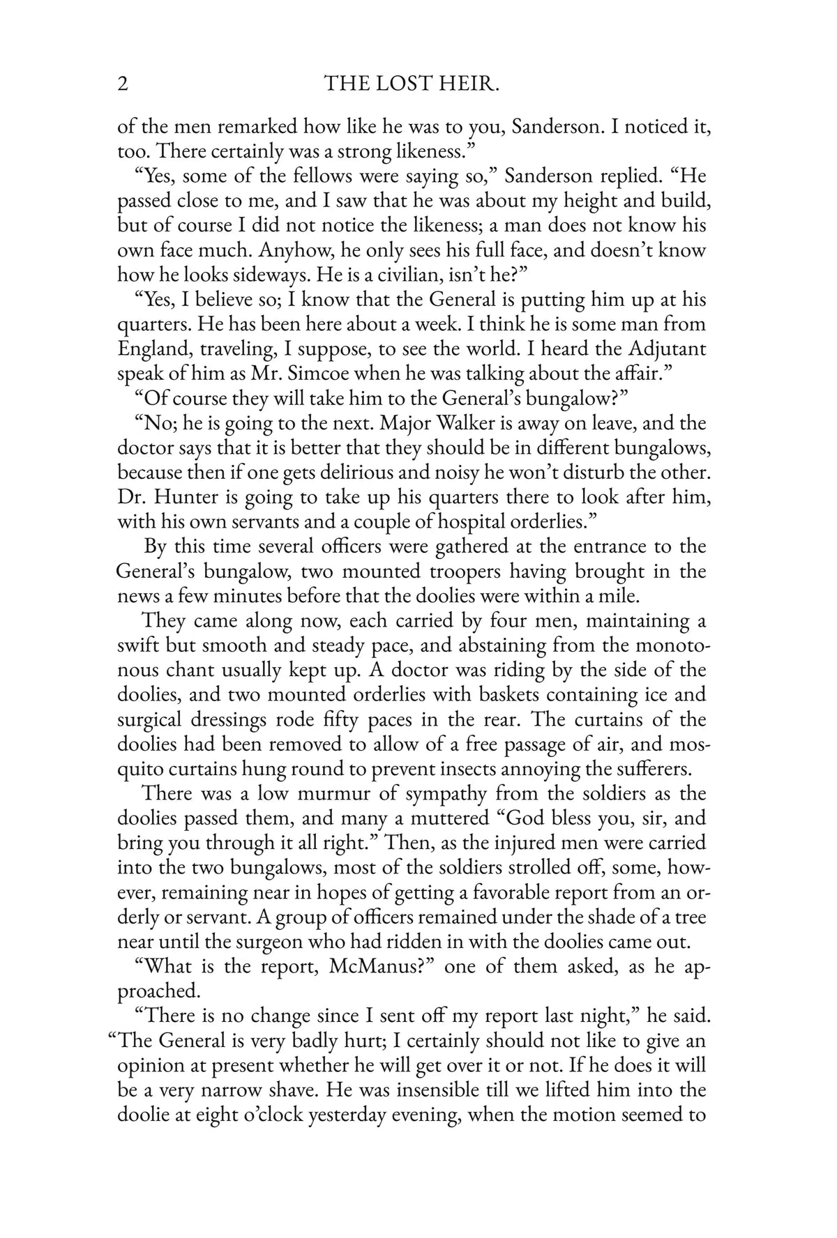 The Lost Heir — story page 2