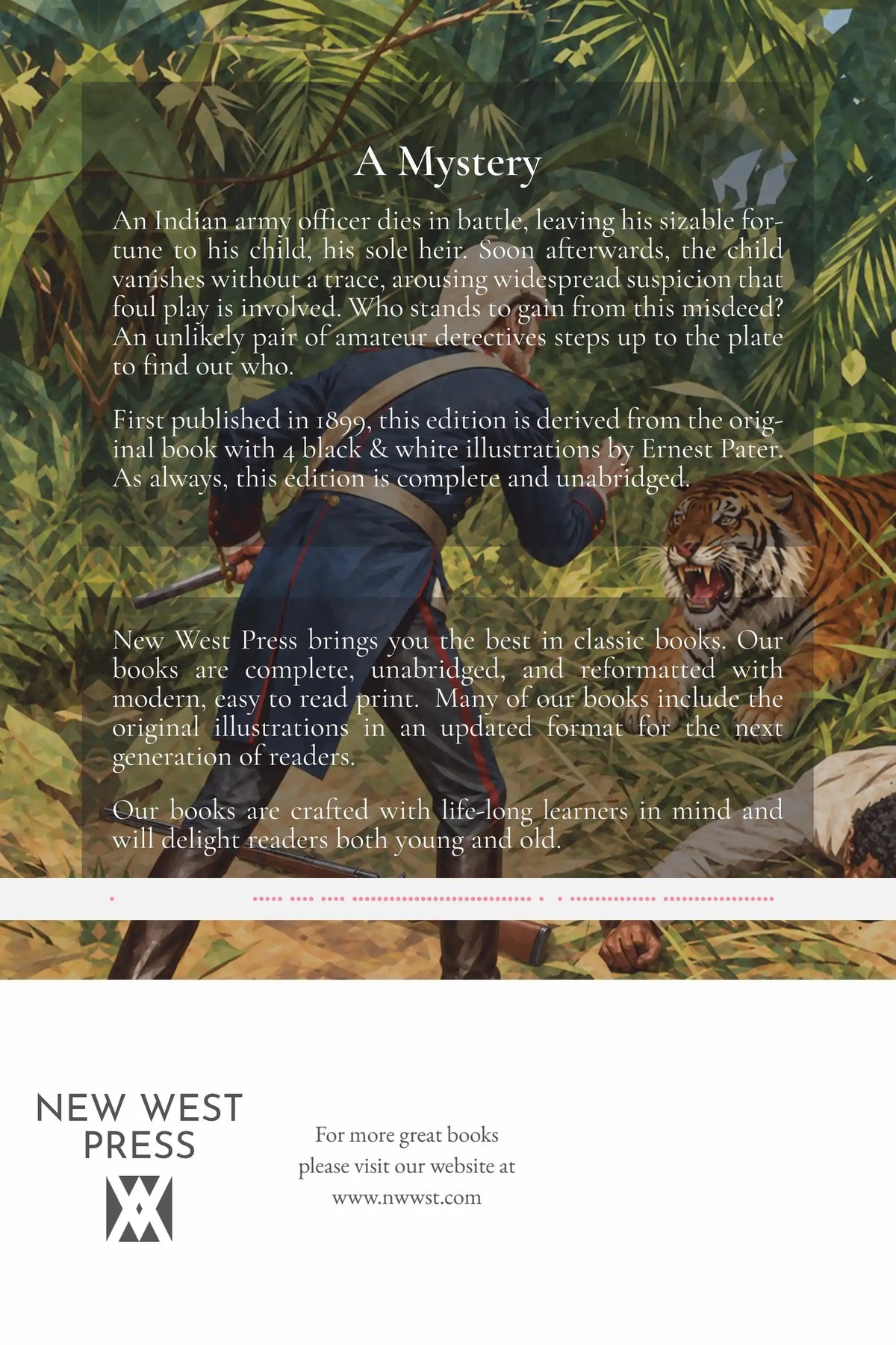 The Lost Heir by G. A. Henty — back cover