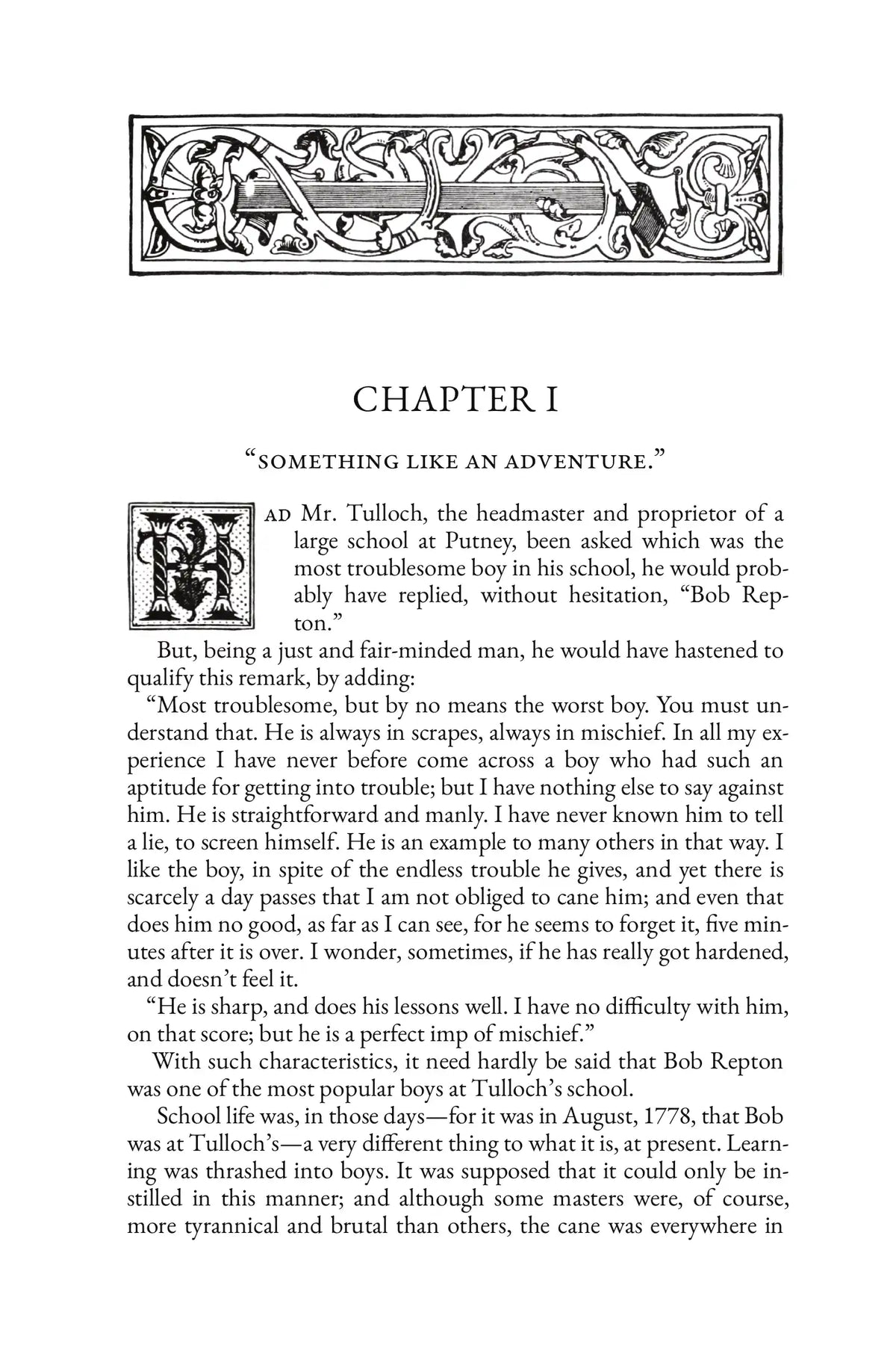 Held Fast for England by G. A. Henty — story page 1