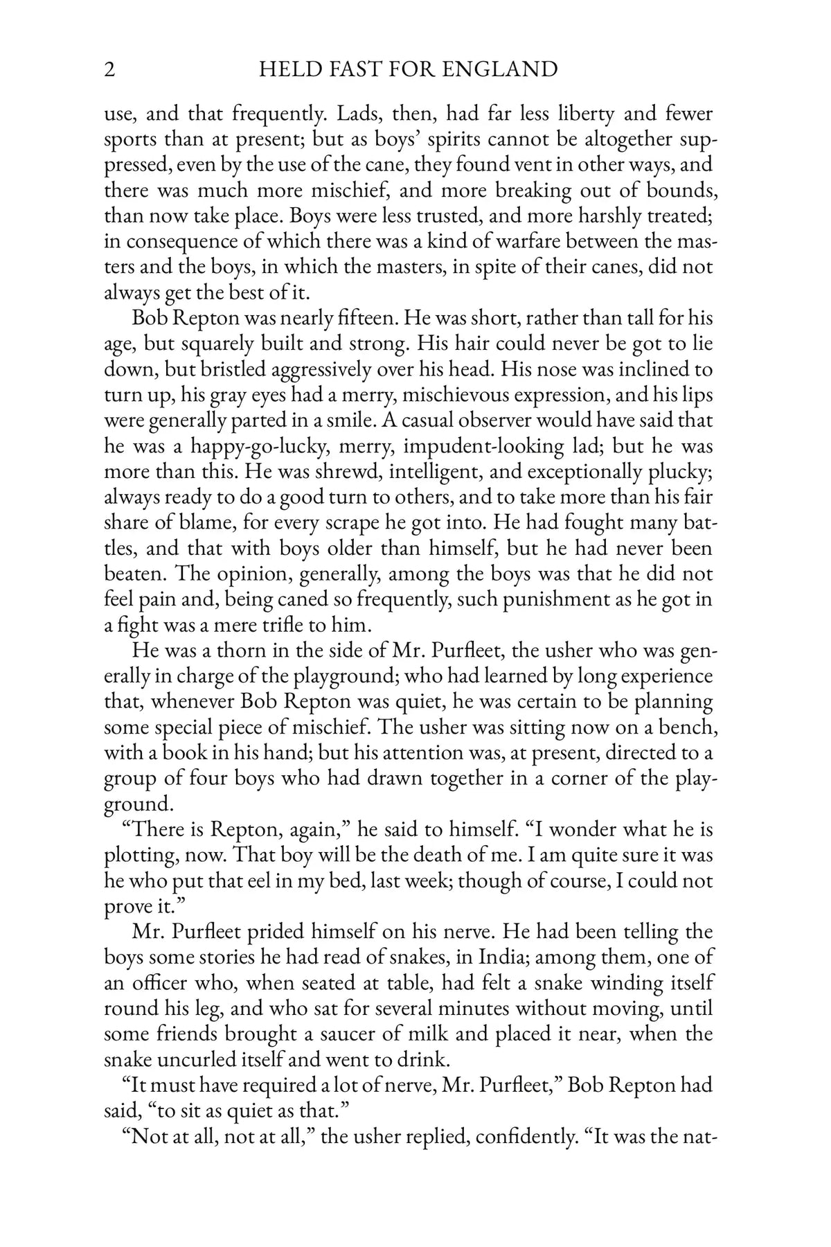 Held Fast for England by G. A. Henty — story page 2