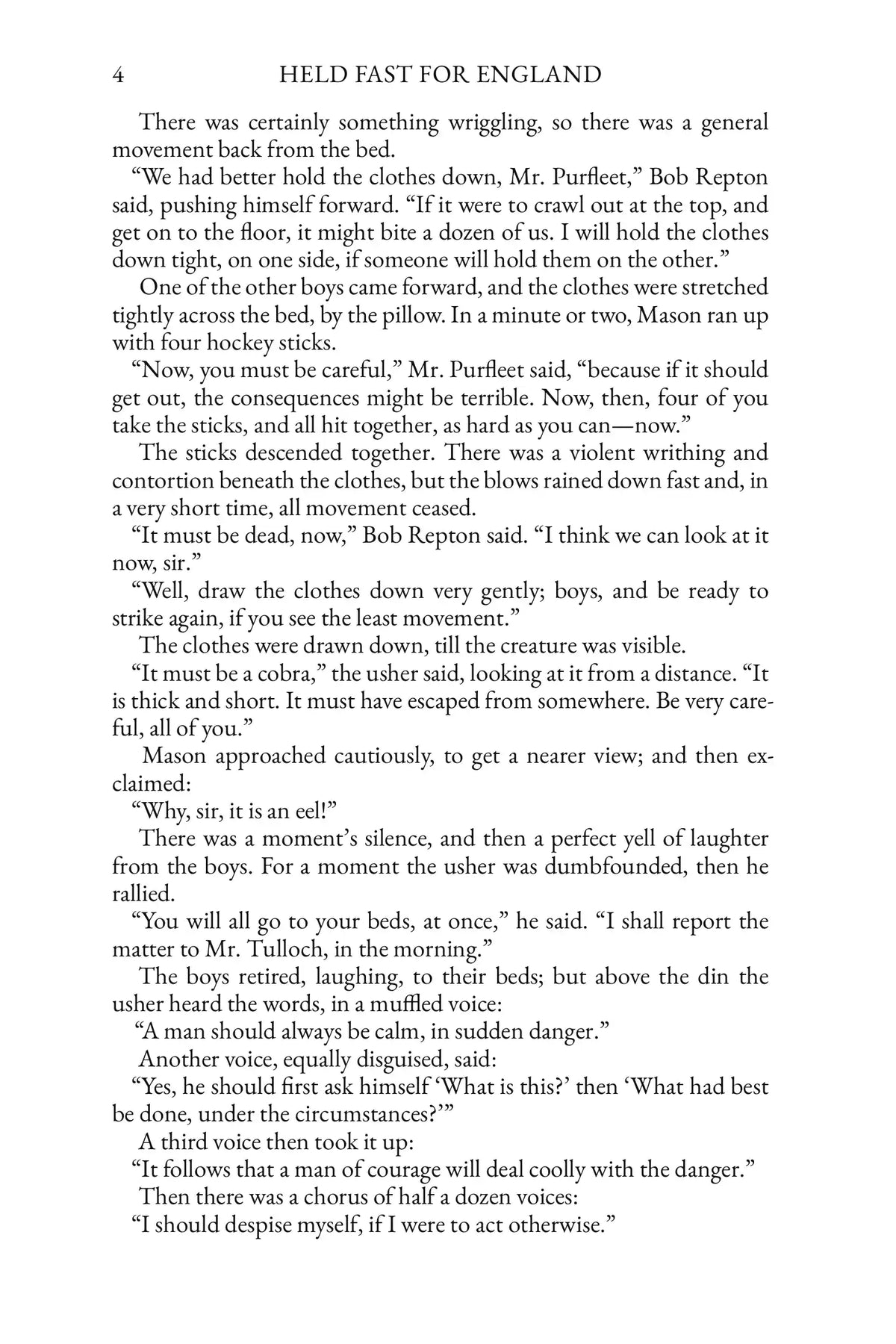 Held Fast for England by G. A. Henty — story page 4