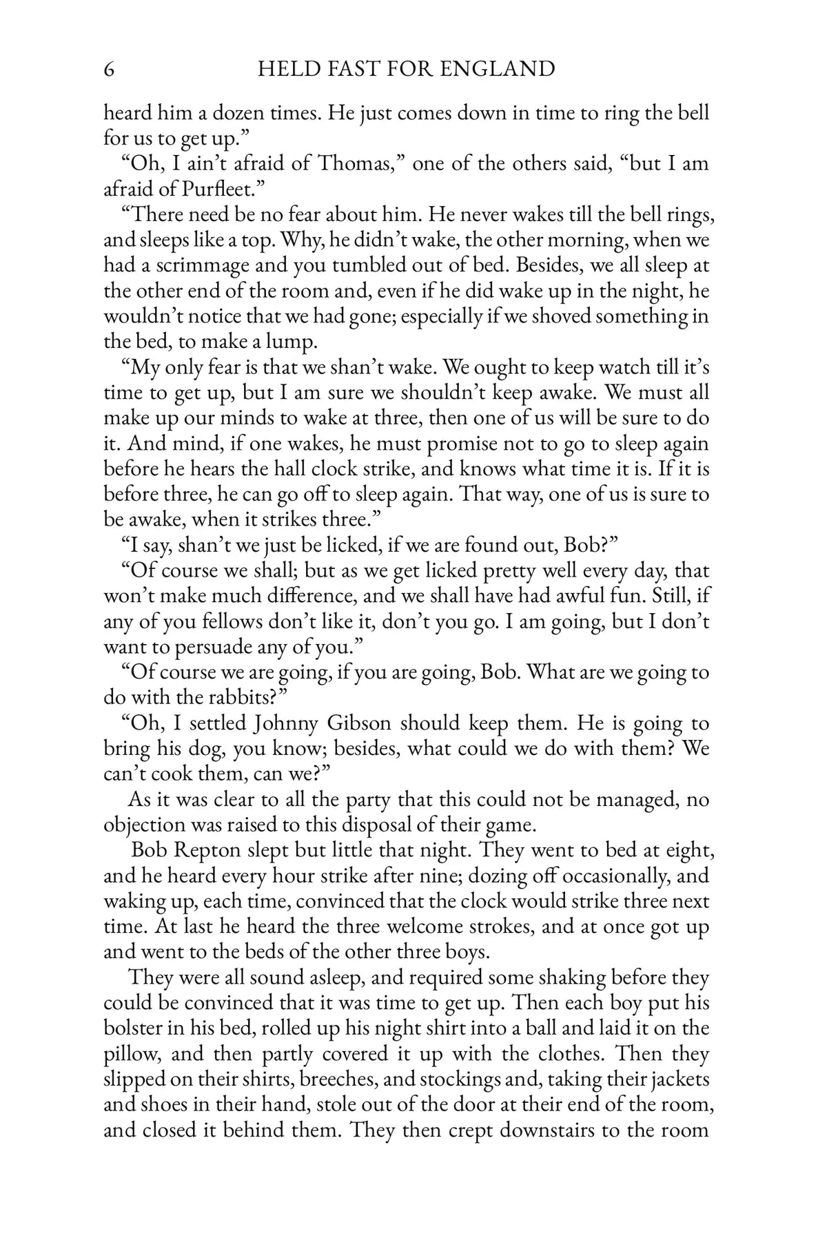 Held Fast for England by G. A. Henty — story page 6