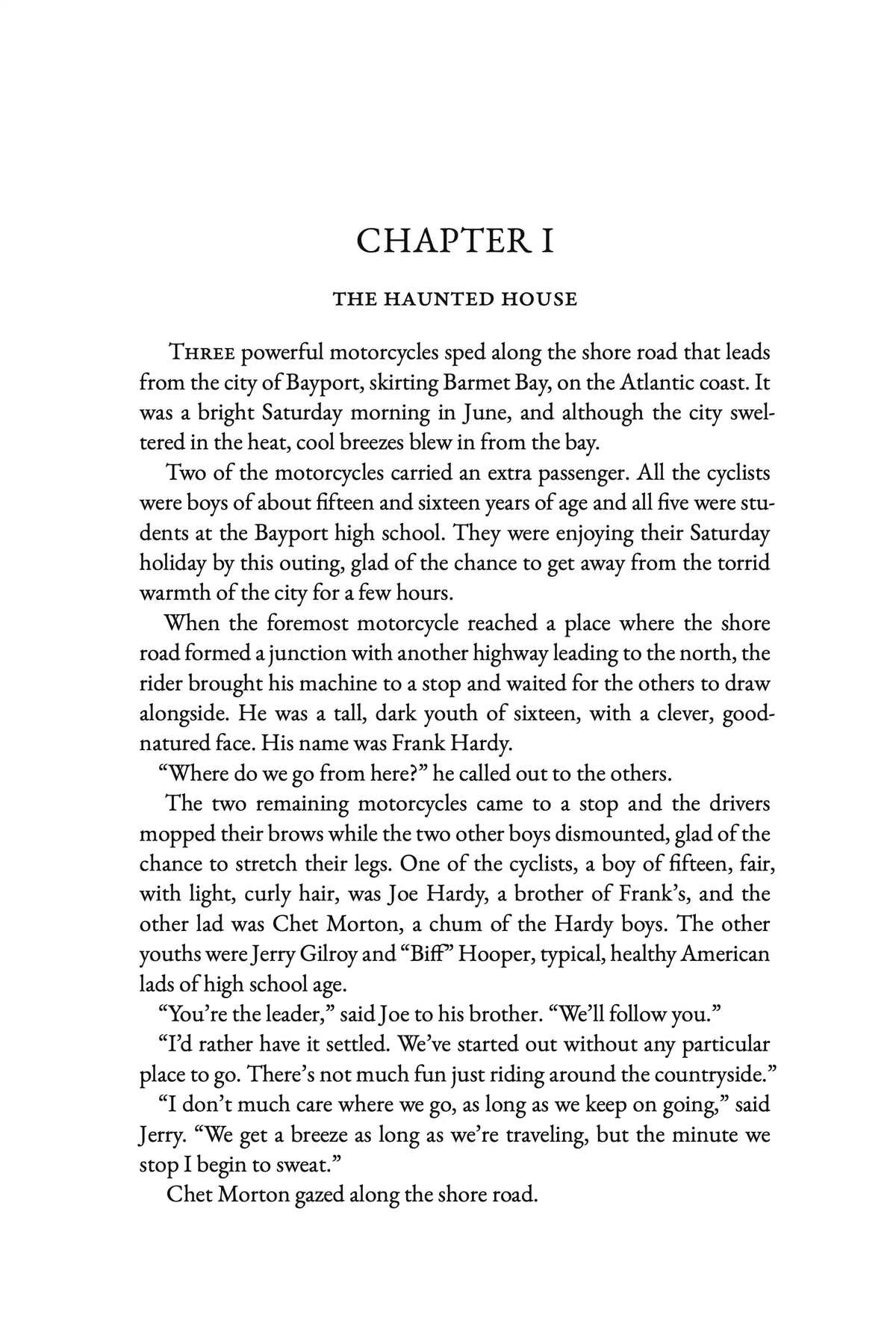 The House on the Cliff — story page 1