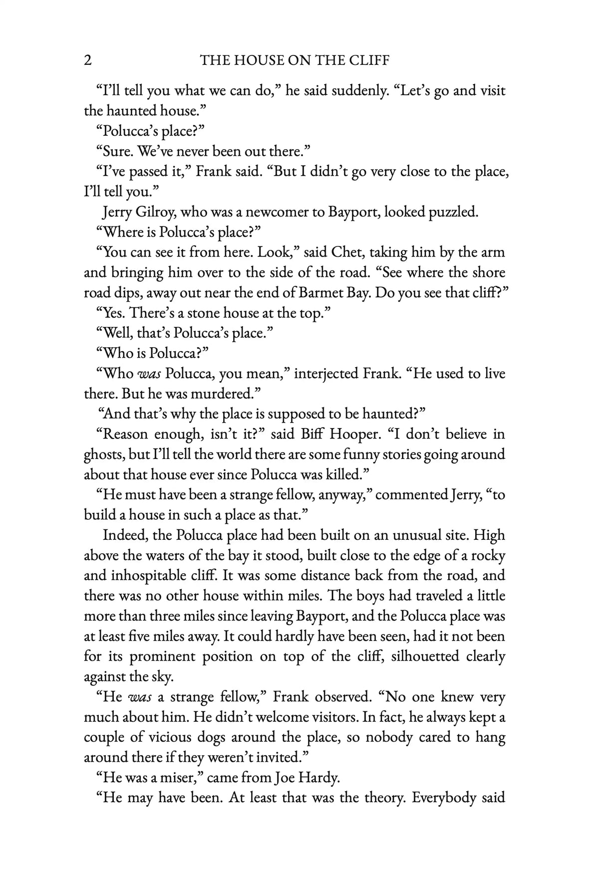 The House on the Cliff — story page 2