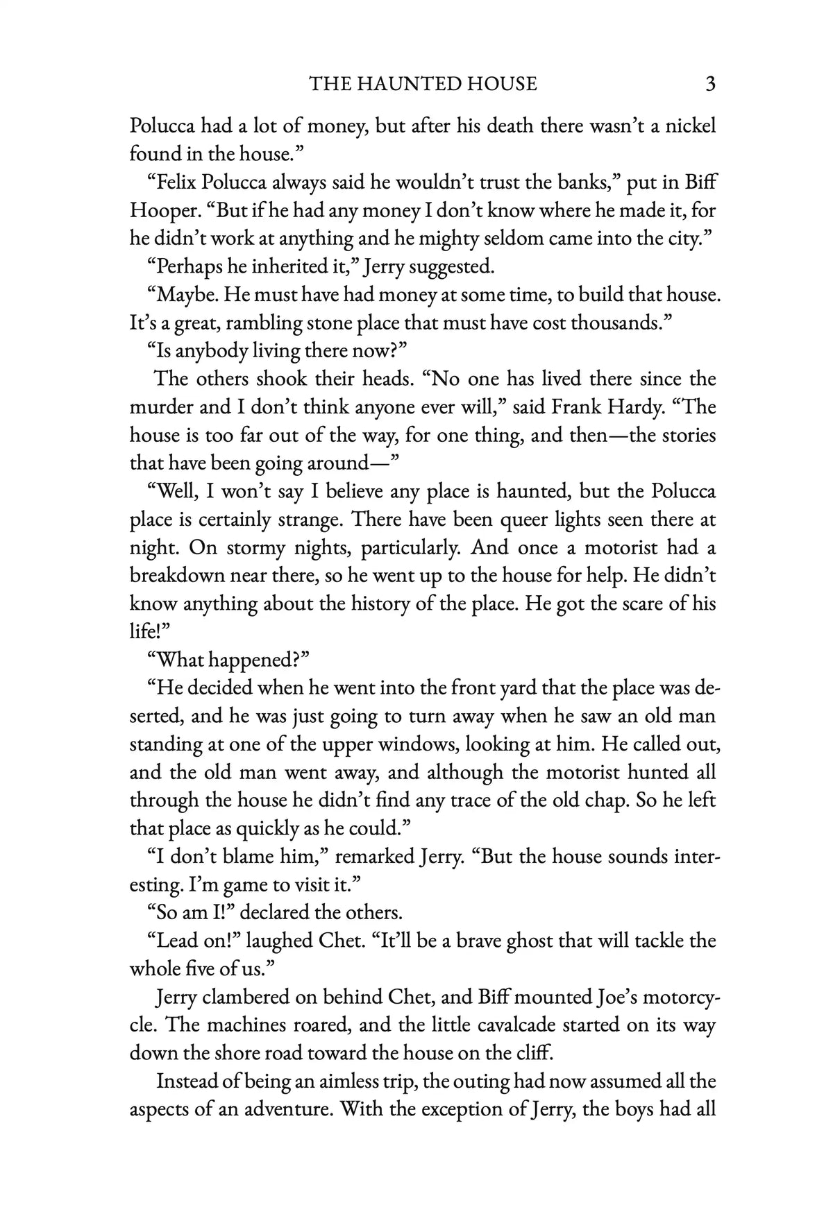 The House on the Cliff — story page 3