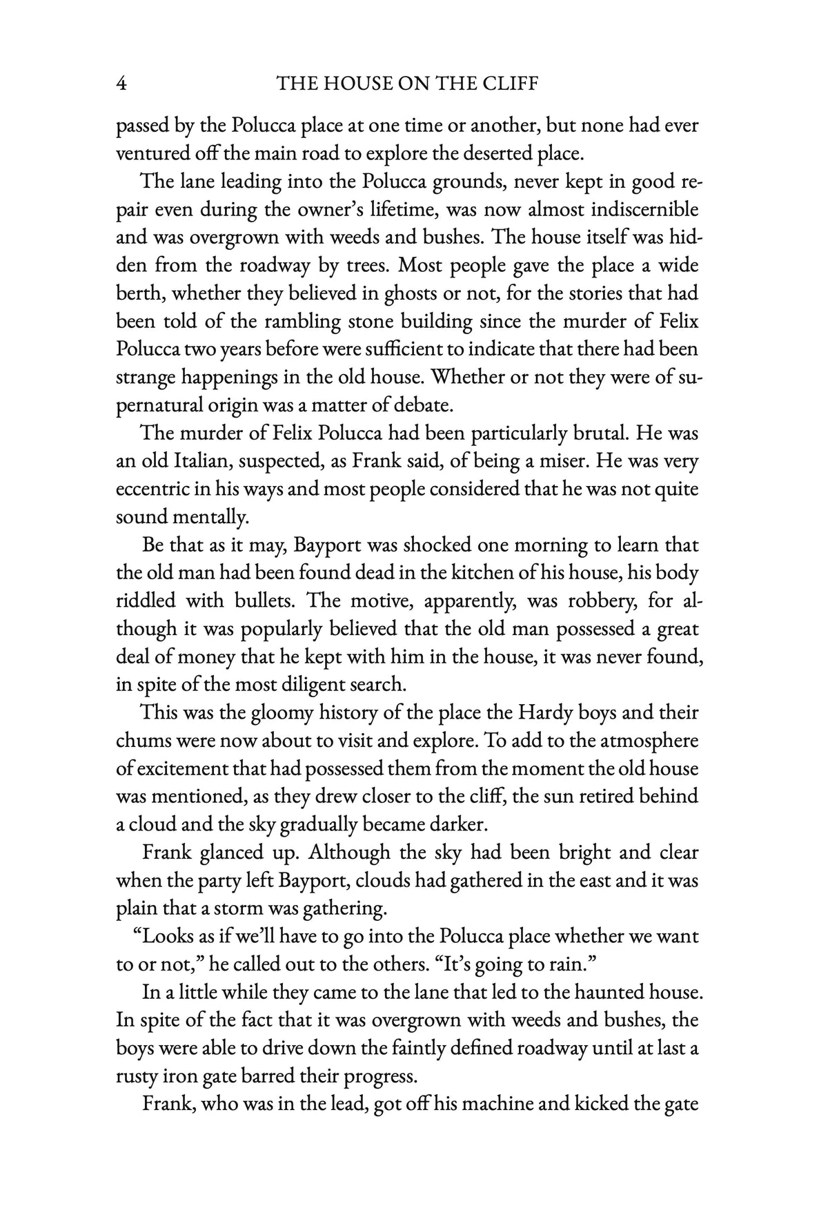 The House on the Cliff — story page 4