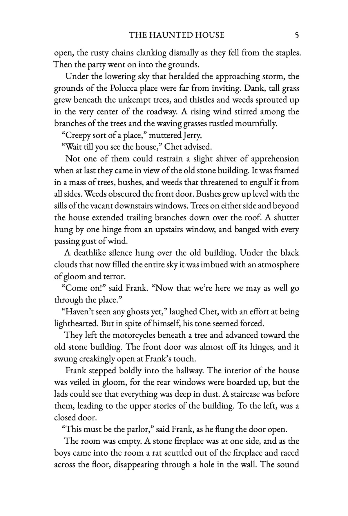The House on the Cliff — story page 5