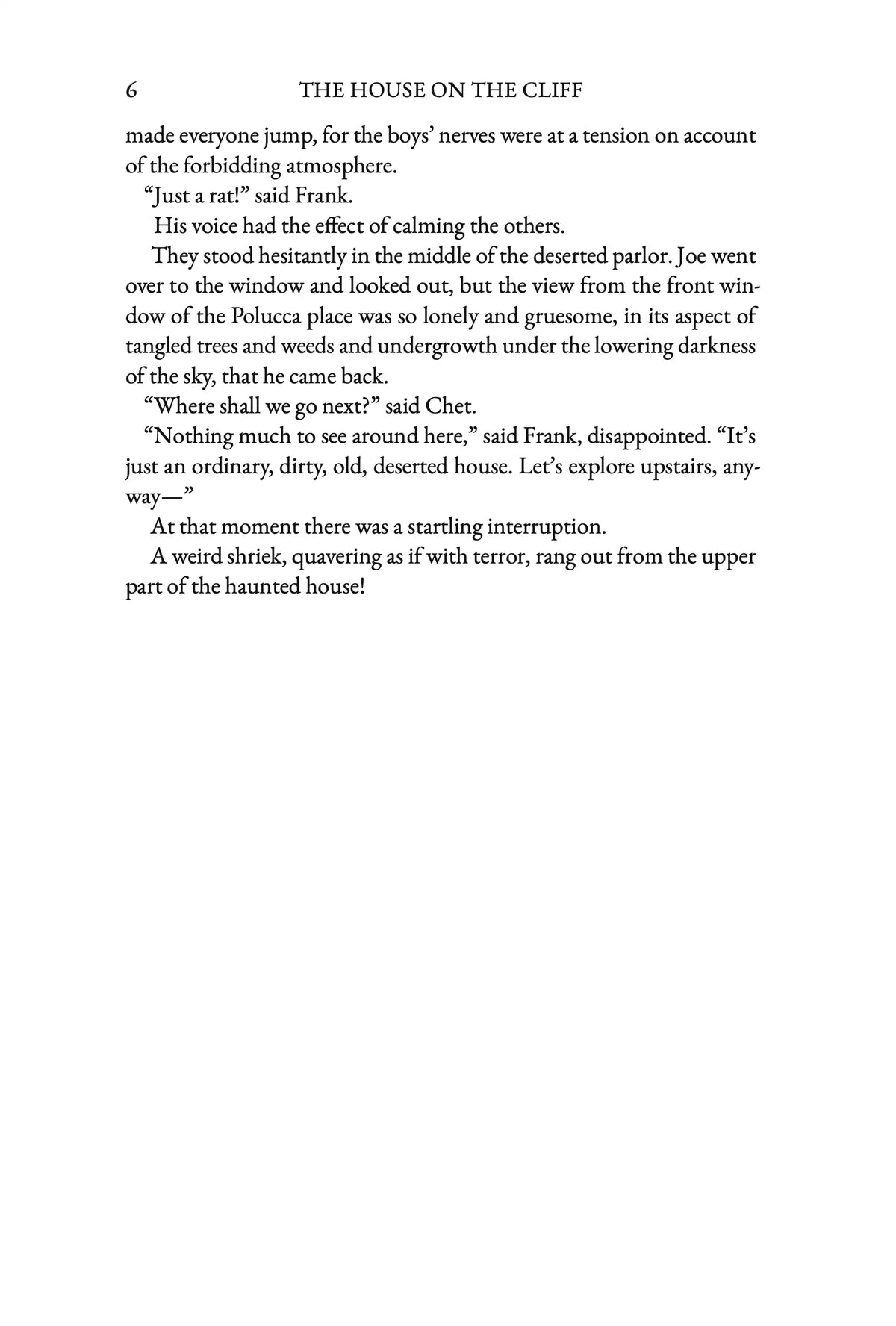The House on the Cliff — story page 6